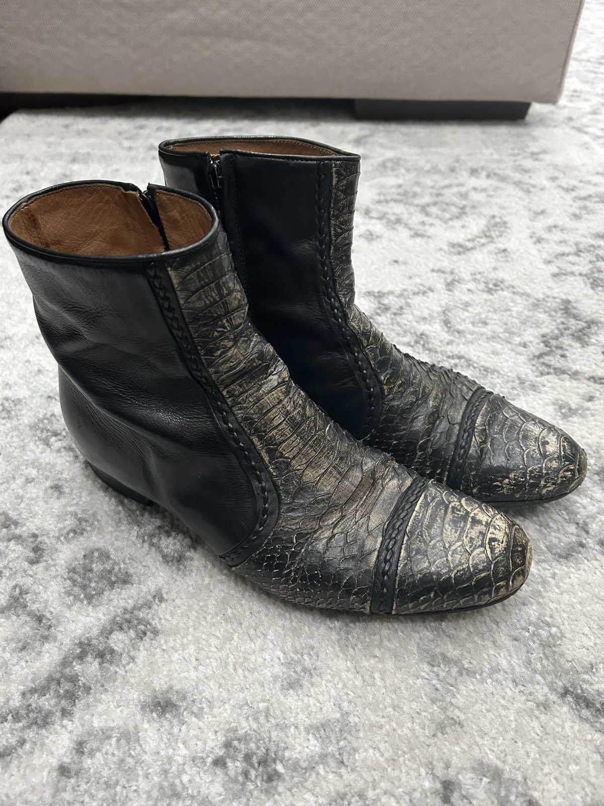 Maison Margiela Maison Margiela A/W 2009 Crocodile Boots Size US 8 / EU 41 - 2 Thumbnail