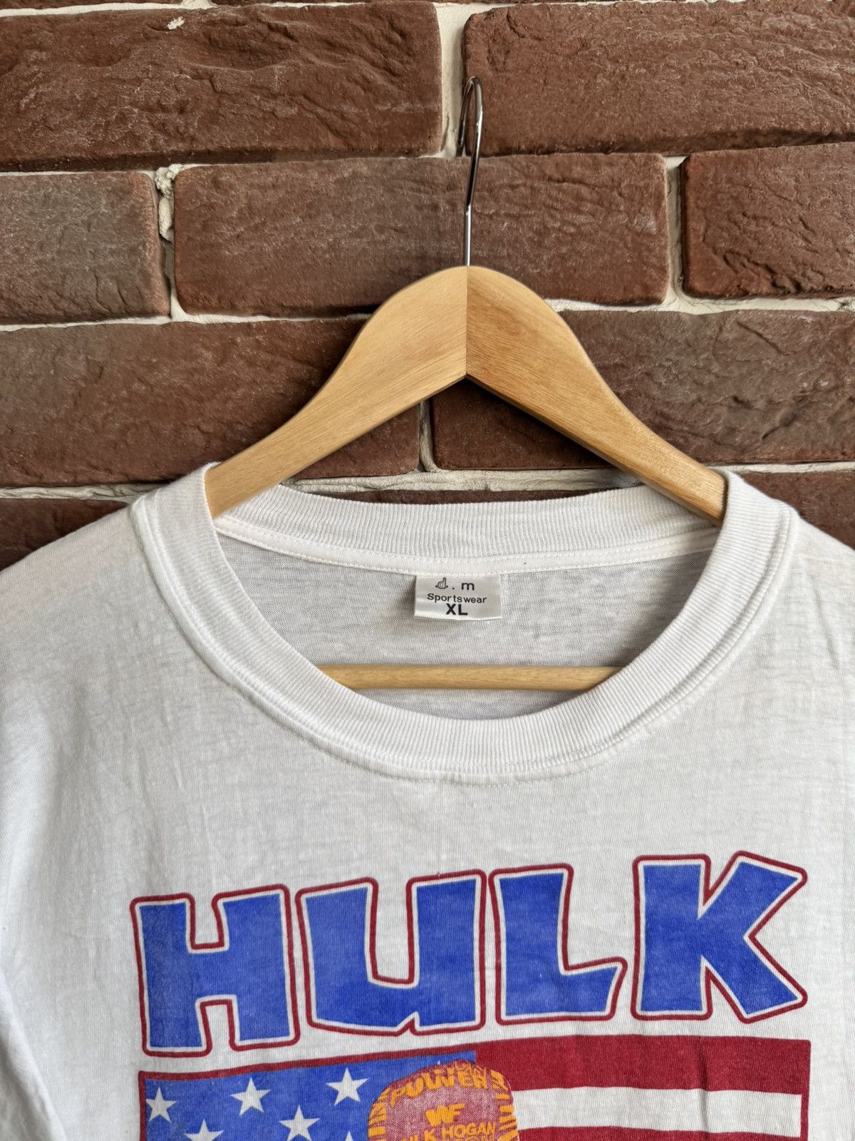 WWE Hulk Hogan Rules WWE WWF Vintage 90s Rare Wrestling T Shirt Size US L / EU 52-54 / 3 - 5 Thumbnail