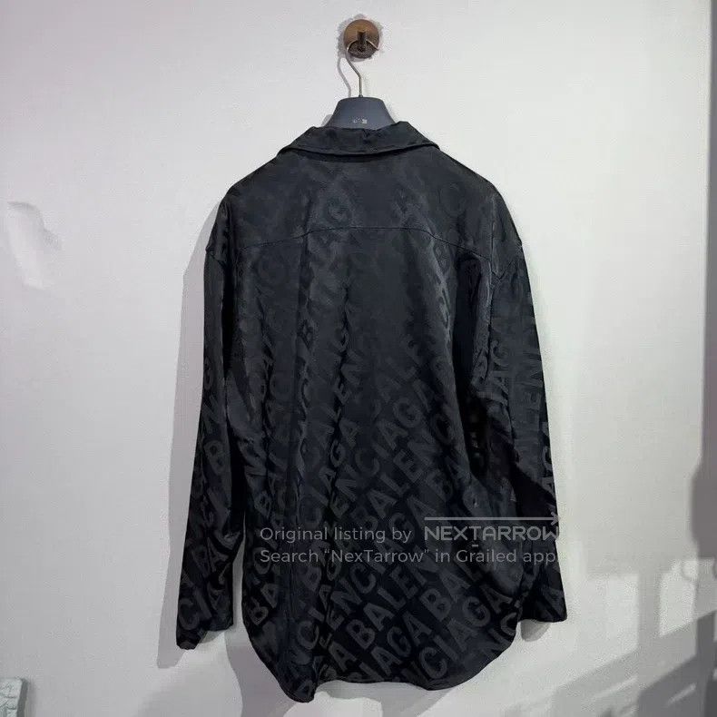 Balenciaga Balenciaga Logo Letter Silk Shirt Size XS / US 0-2 / IT 36-38 - 2 Thumbnail