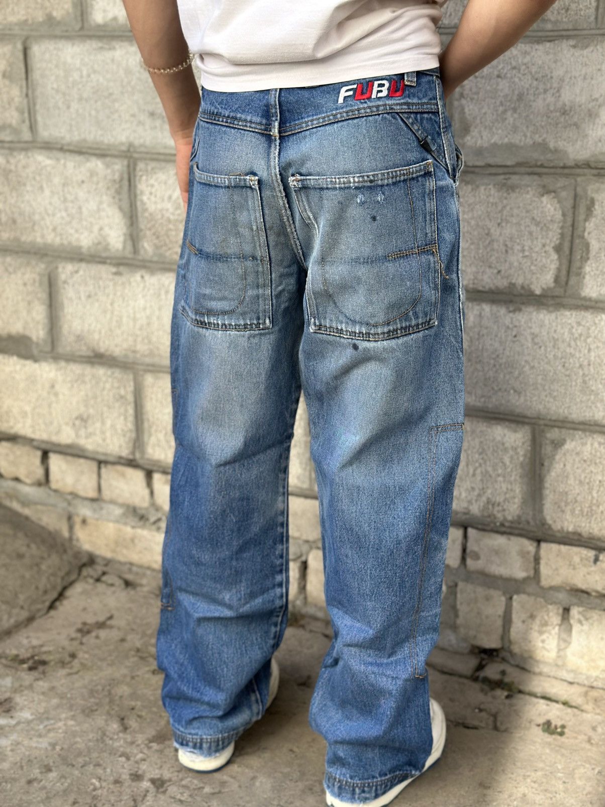 Fubu Vintage Fubu Jeans Baggy Fitted Y2K 90s Rap Size US 30 / EU 46 - 1 Thumbnail