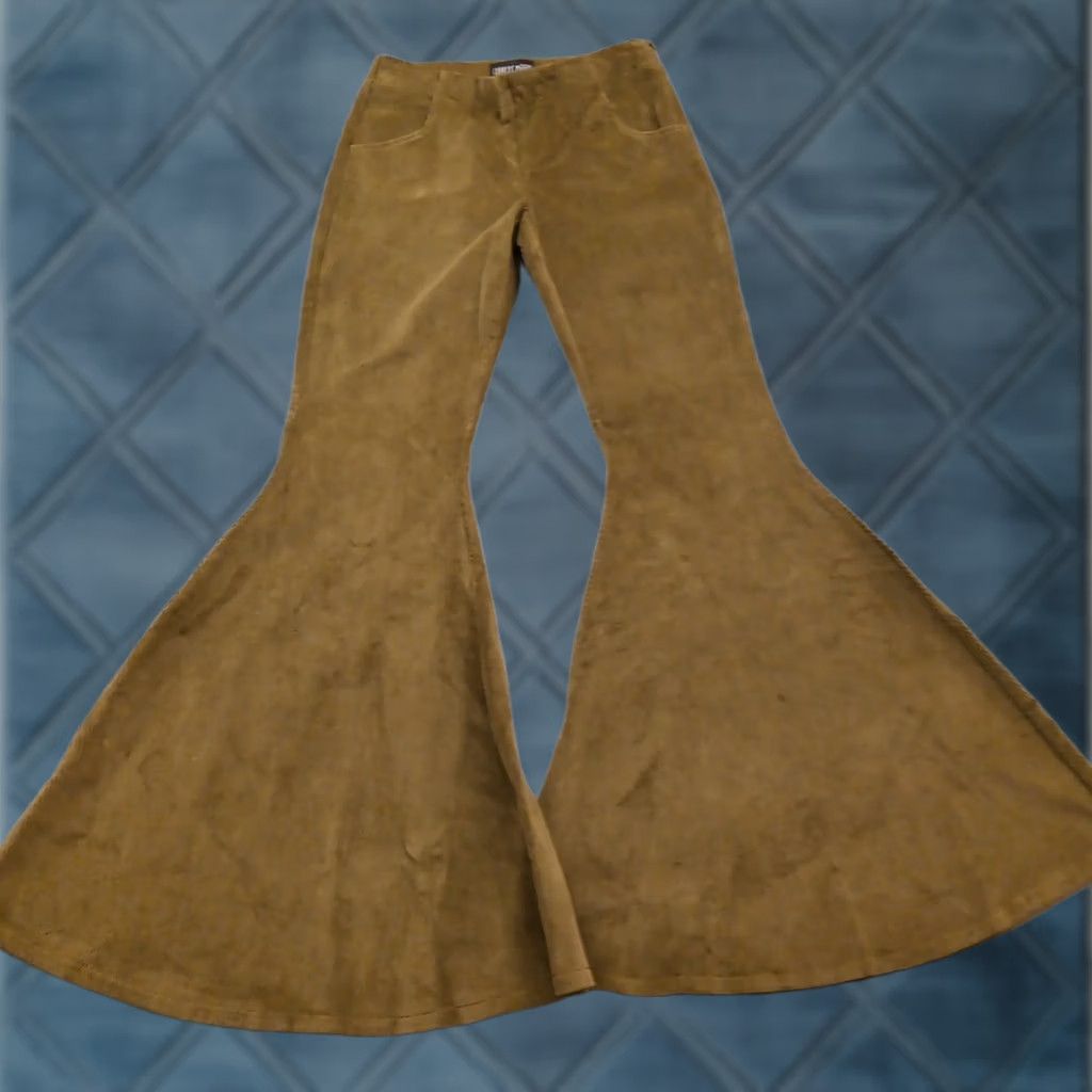 Current Mood Current Mood Pants Womens Small Green Corduroy Mid Rise Chino Flared 26x33 Inseam 33 Pockets Color Green Mens Womens Girls Size 28" / US 6 / IT 42 - 1 Thumbnail