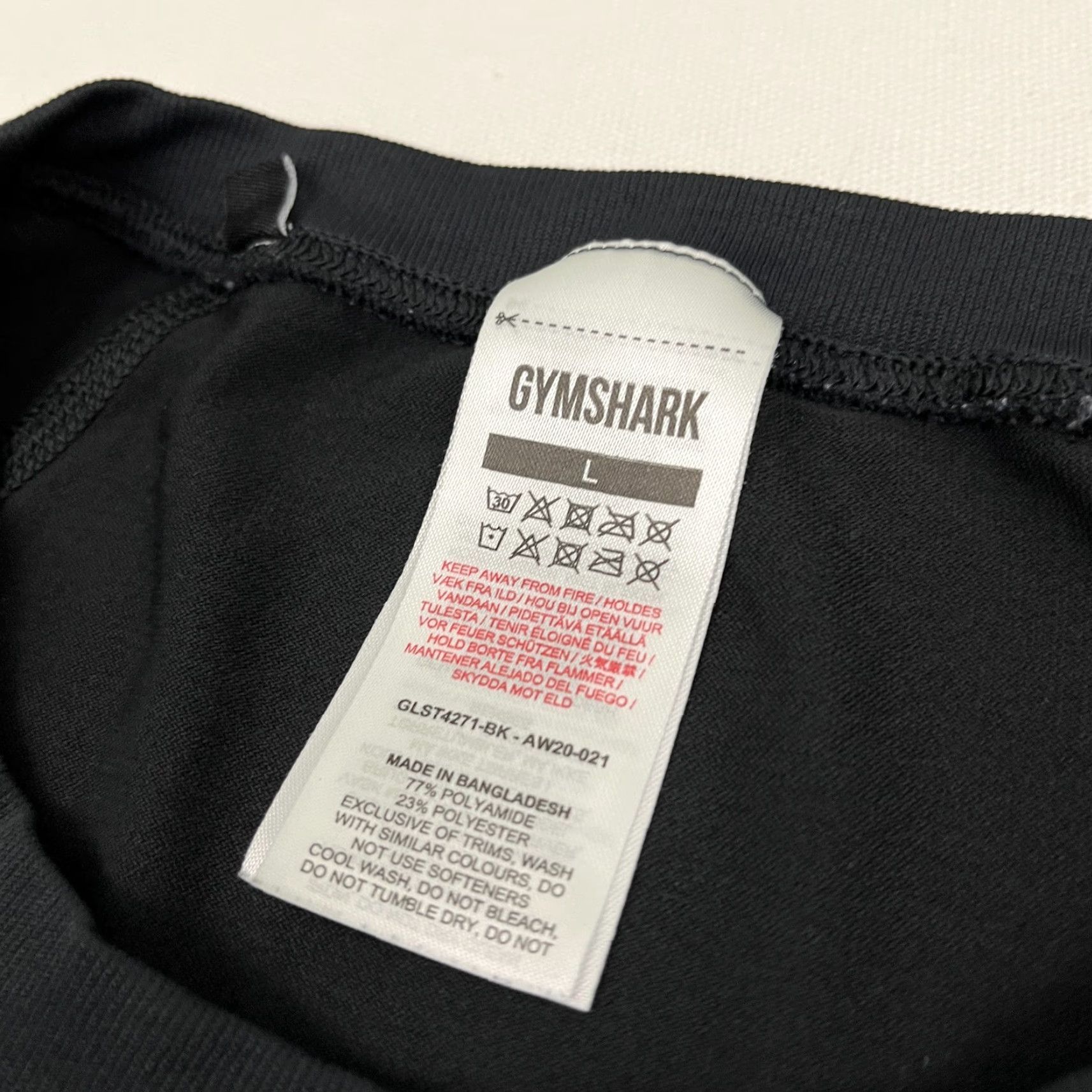 Gymshark Gymshark Apollo Shirt Mens Large Black Active Workout Training Gym Short Sleeve Size US L / EU 52-54 / 3 - 3 Thumbnail