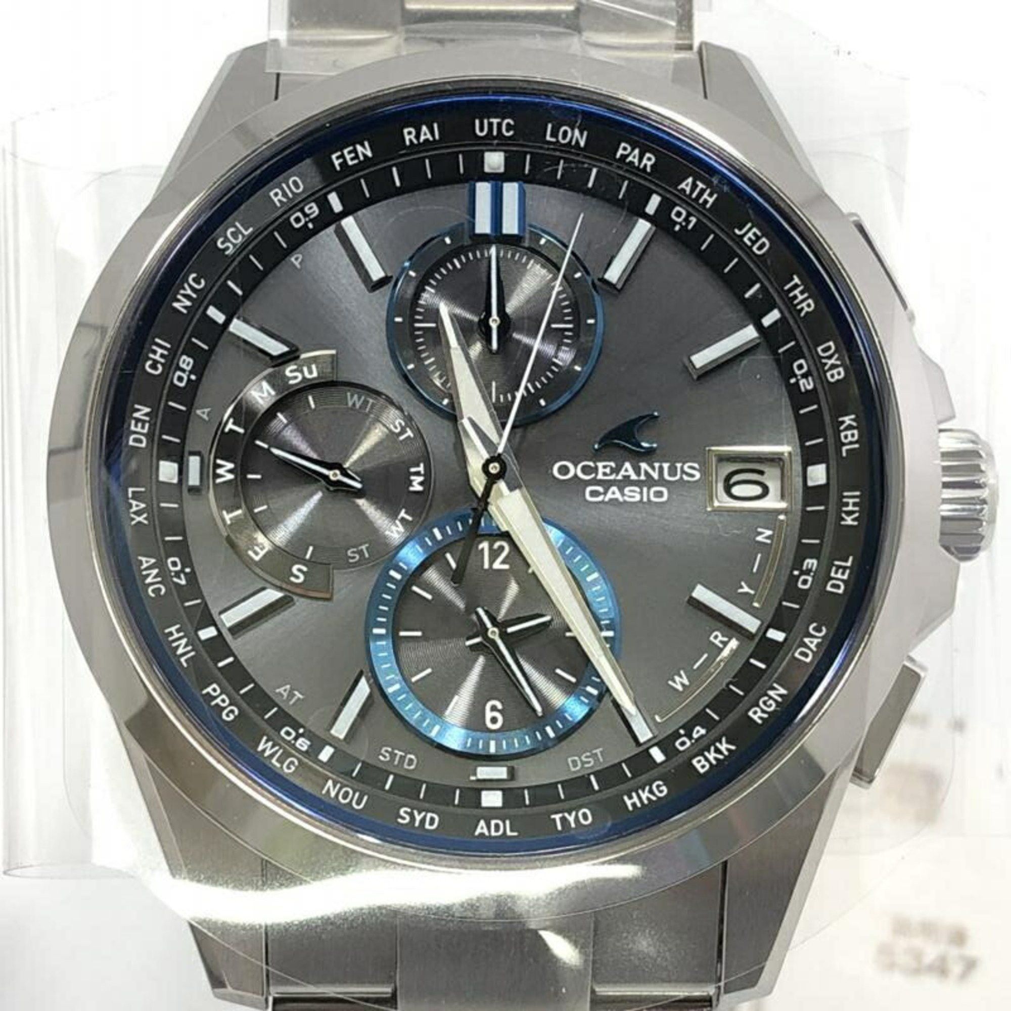 image of Casio Oceanus Watch Ocw-T2600-1Ajf Solar Casio in Blue, Women's