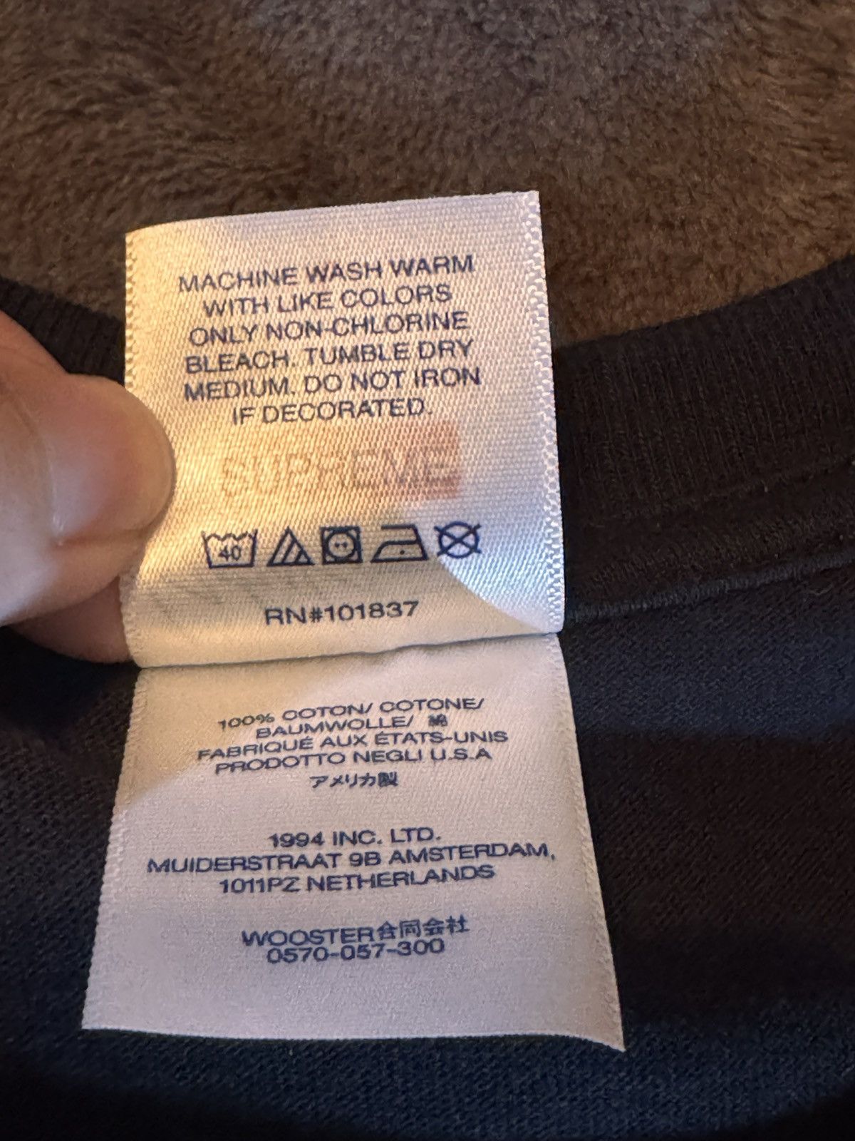 Supreme × Yohji Yamamoto Supreme x Yohji Yamamoto Pumpkin Tee Size US L / EU 52-54 / 3 - 3 Thumbnail