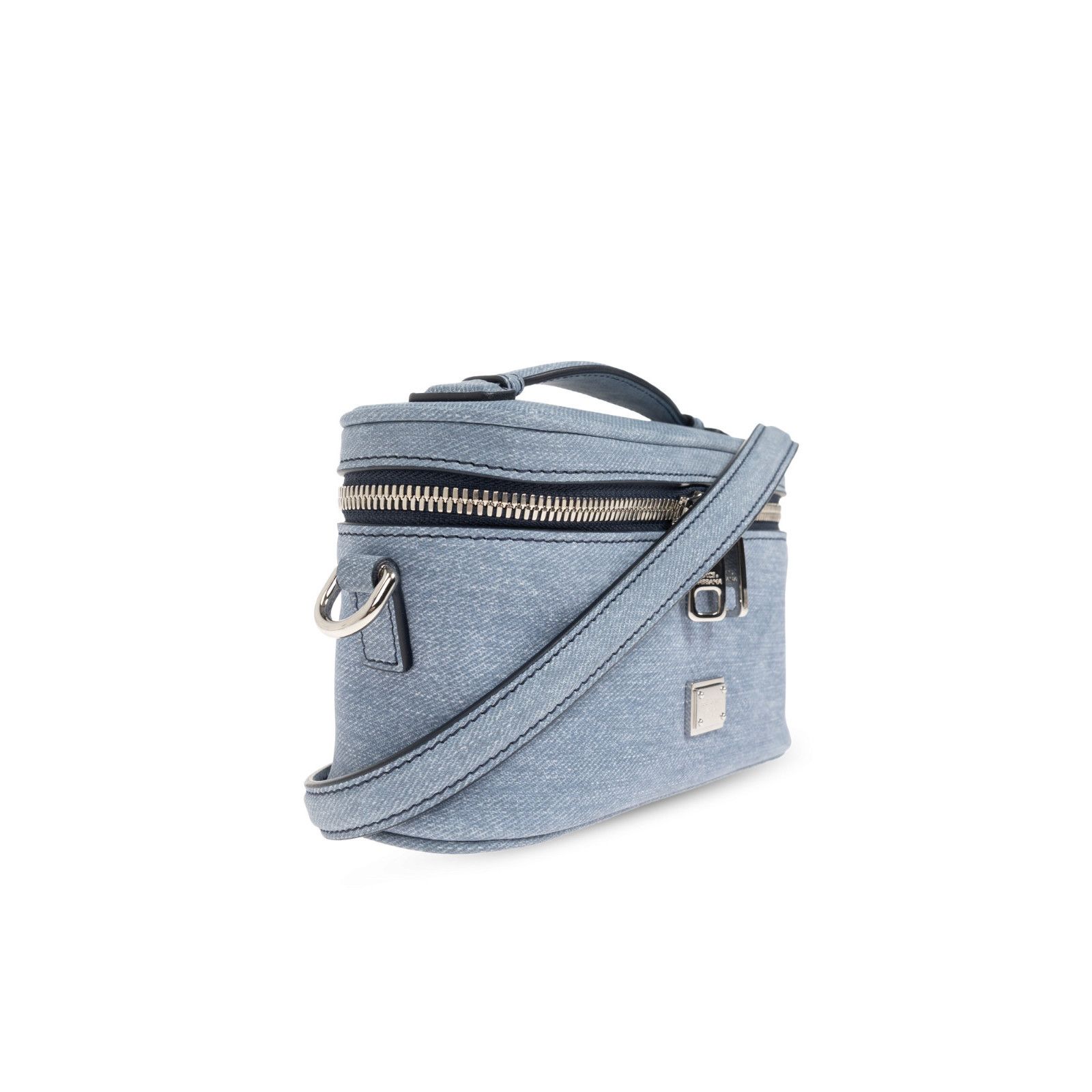 Dolce & Gabbana DOLCE & GABBANA Atene Mini Blue Top Handle Bag New & Authent Size ONE SIZE - 3 Thumbnail