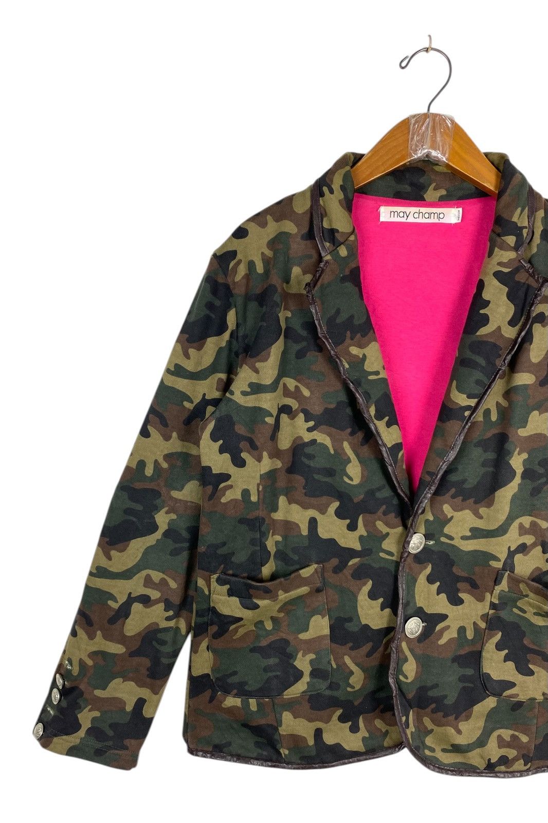 Japanese Brand Rare‼️ May Champ Camouflage Blazer Size M / US 6-8 / IT 42-44 - 2 Thumbnail