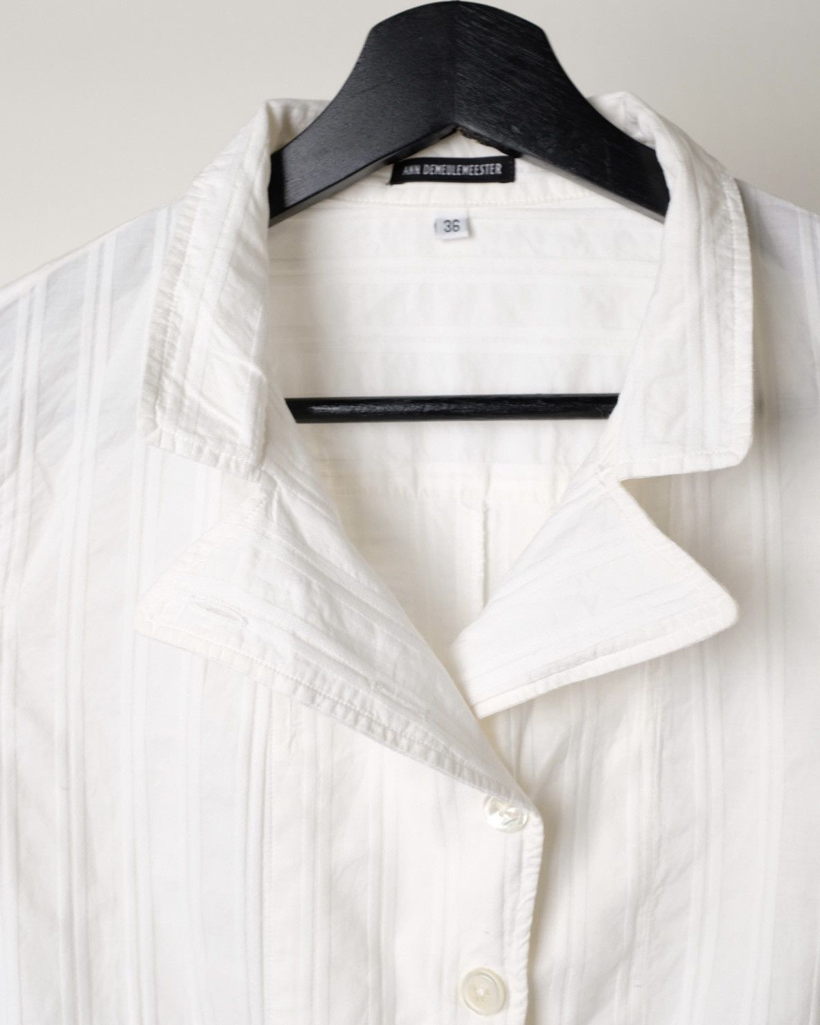Ann Demeulemeester ANN DEMEULEMEESTER ASYMMETRICAL SHIRT Size XS / US 0-2 / IT 36-38 - 2 Thumbnail