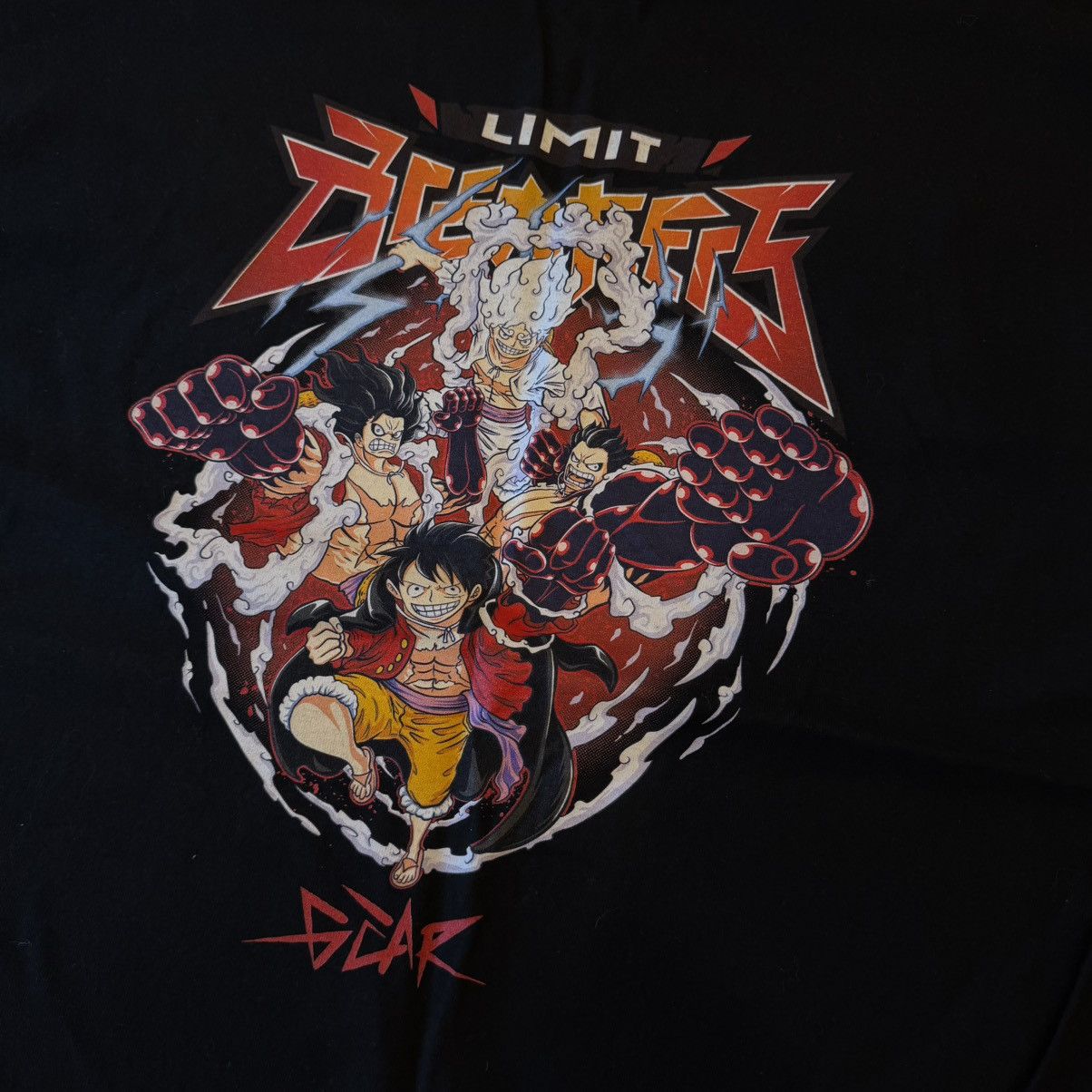 One Piece Monkey D Luffy Limit Breakers Gear 5 size XL Black Size US XL / EU 56 / 4 - 2 Thumbnail