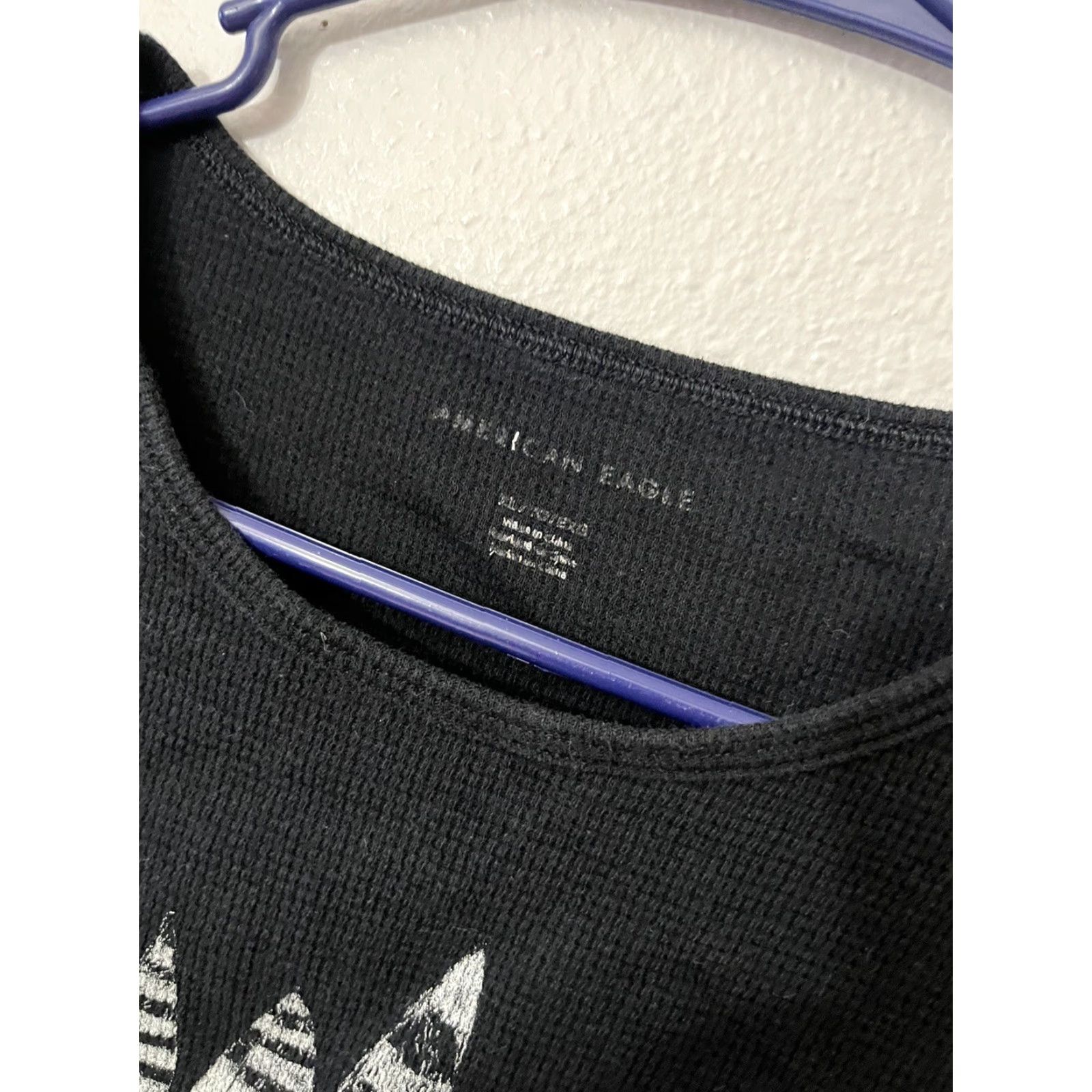 American Eagle Outfitters American Eagle Outfitters Shirt Womens XL Black Sail Boats Cap Sleeve T-Shirt Lightweight Newport RI Casual Size ONE SIZE - 3 Thumbnail