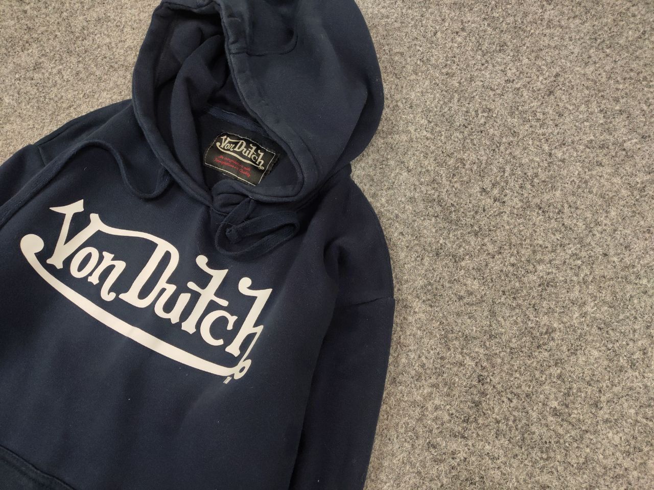 Vintage Vintage Von Dutch logo Blue Hoodie Y2K Style Size US S / EU 44-46 / 1 - 4 Thumbnail