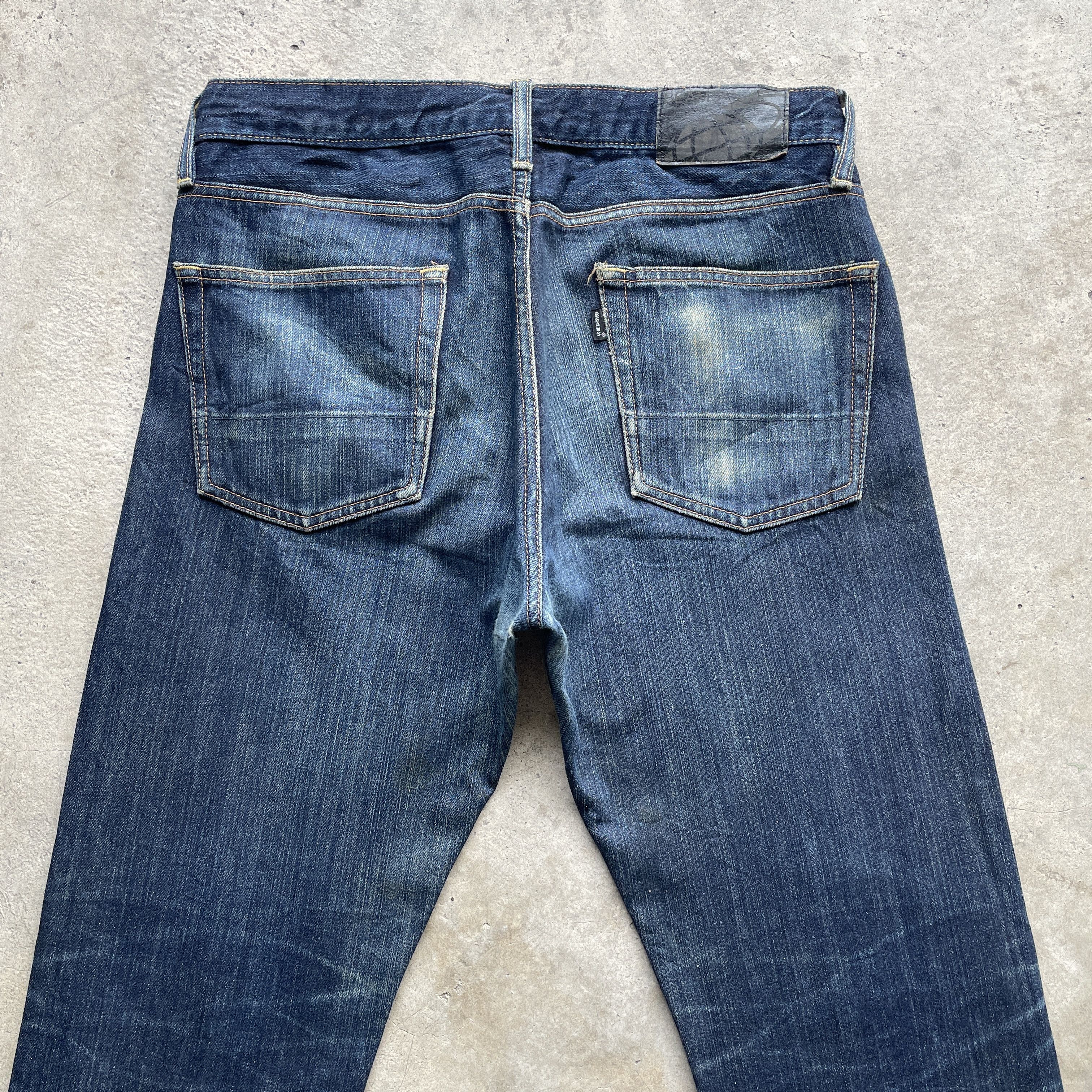 Japanese Brand × Jean Vintage Beams Dark Blue Denim Jeans Pants Japanese Brand W32 Size US 32 / EU 48 - 11 Thumbnail