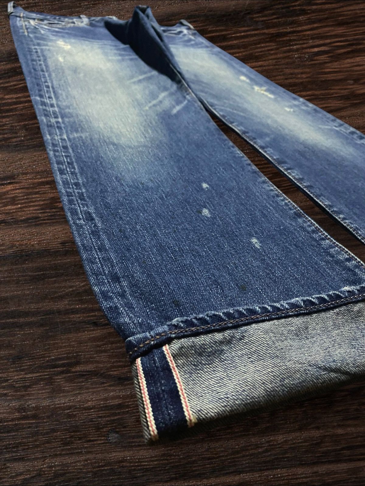 GOA Goa Selvedge Denim Distressed Jeans Size US 30 / EU 46 - 12 Thumbnail