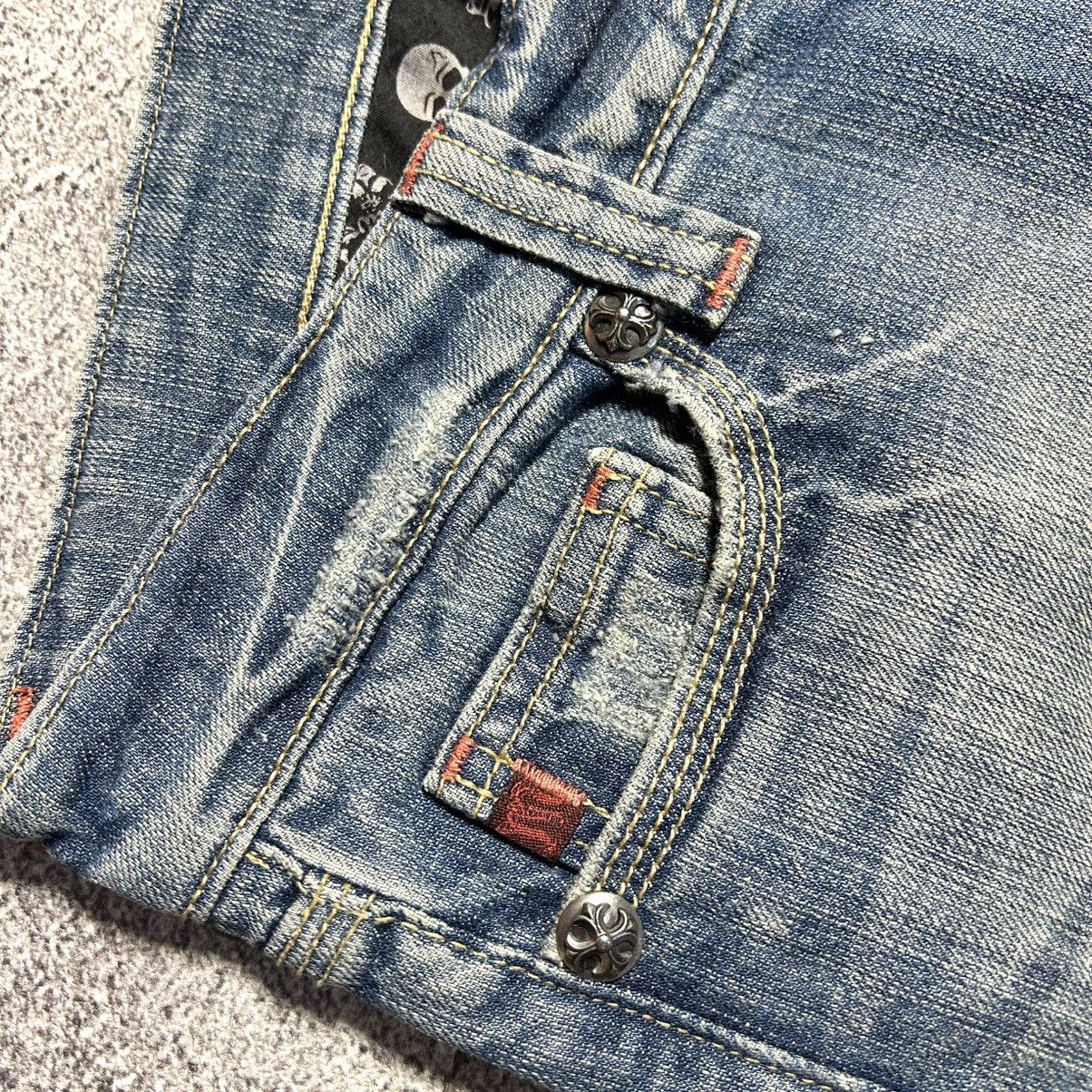 Japanese Brand Vintage Rare Missme Flared Denim Patch Art Size US 30 / EU 46 - 19 Thumbnail