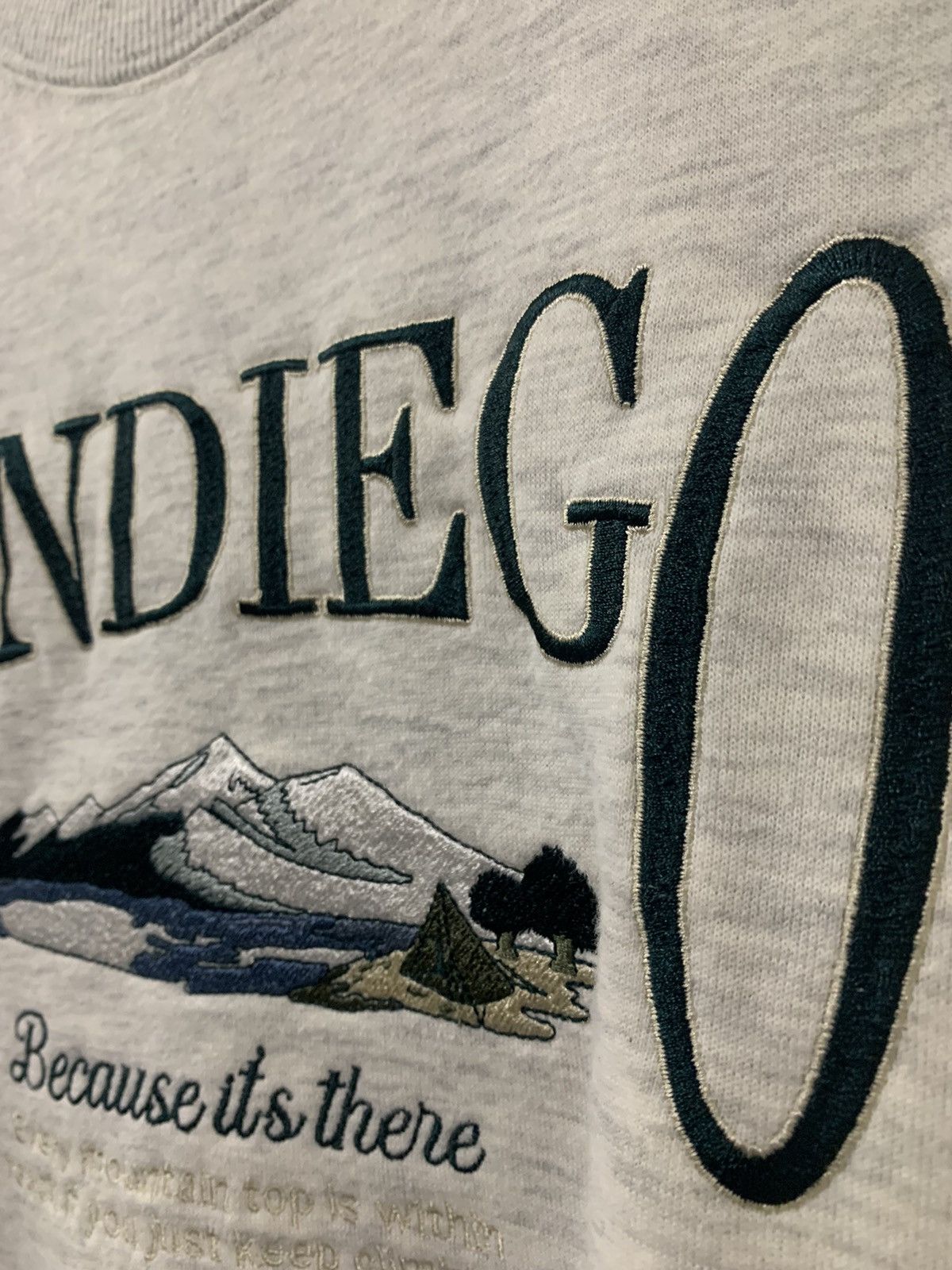 Japanese Brand SAN DIEGO Embroidered Sweatshirt Size ONE SIZE - 3 Thumbnail