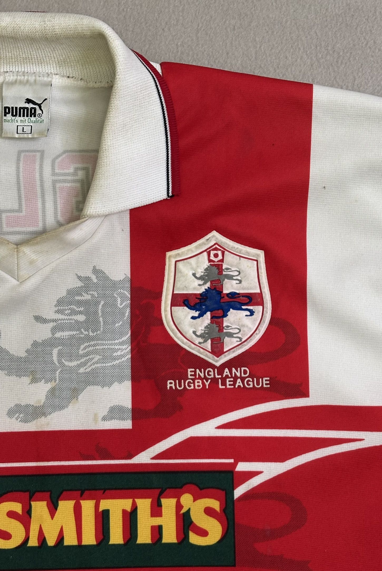 Puma England Rugby World Cup 1995 Puma John Smith's size L Size US L / EU 52-54 / 3 - 9 Thumbnail