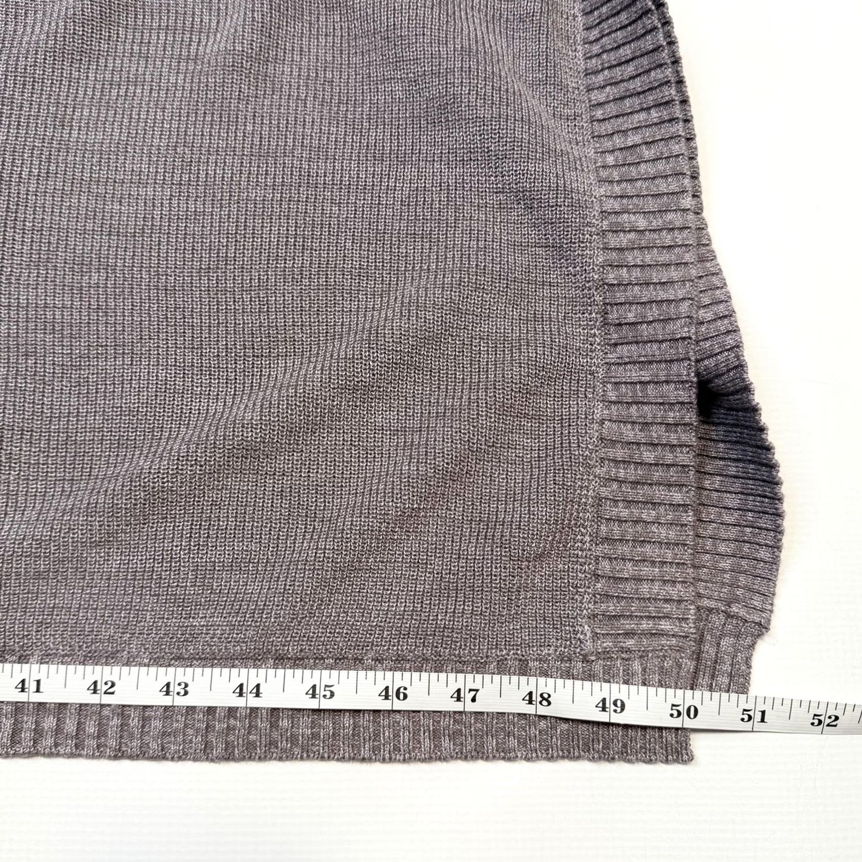 Lululemon VINTAGE Lululemon Forward Flow Cape Womens One Size Asymmetrical Hem Wrap Pullover Gray Size ONE SIZE - 7 Thumbnail