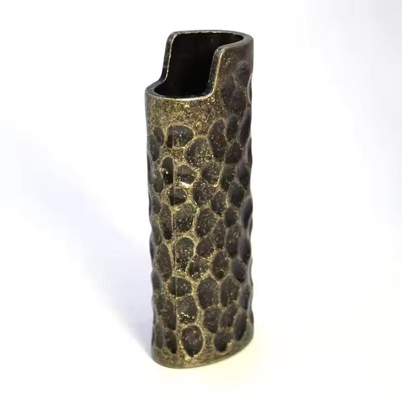 Vintage Heavy Armor Metal Lighter Case Cover Holder Size ONE SIZE - 2 Thumbnail