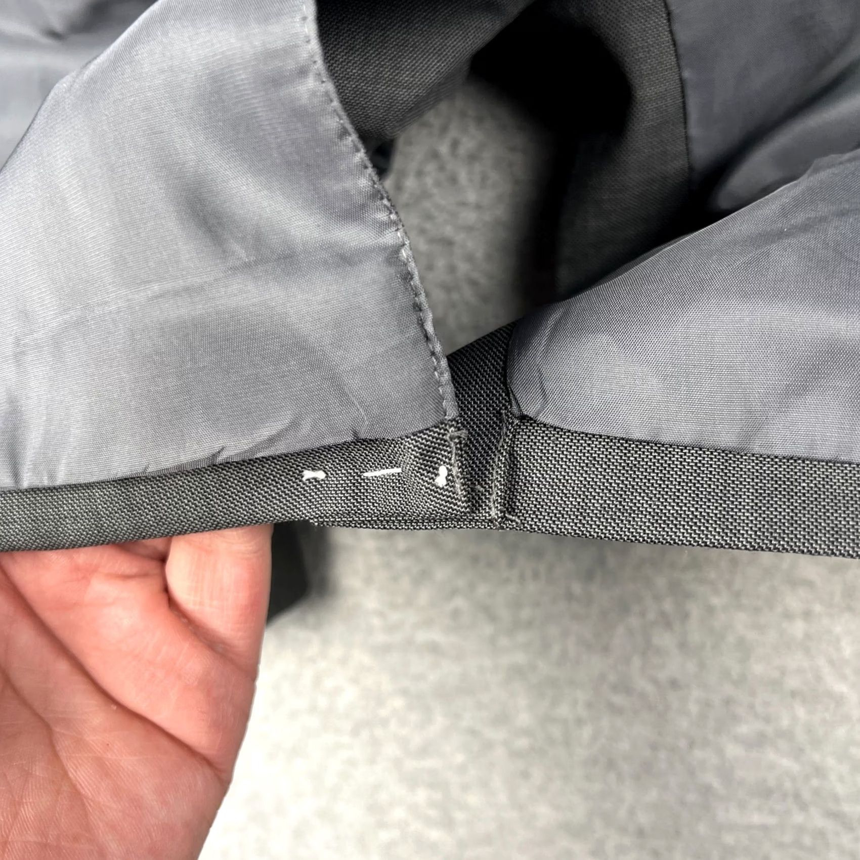 Bonobos Bonobos Wool Suit Set Blazer Coat Pants 42S Mens 34x32 Grey Standard Fit 2 Piece Suit Wedding Business Workwear Mens Size 42R - 7 Thumbnail