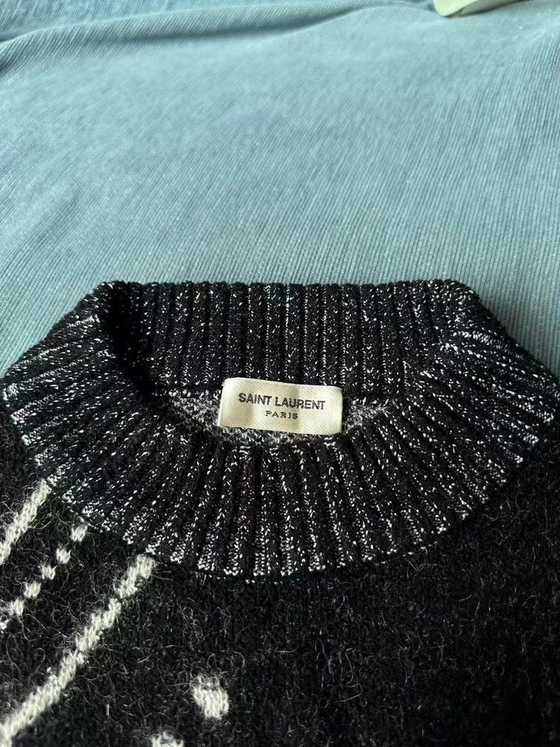 Saint Laurent Paris Saint Laurent Paris Starry Sky Sweater-2505 Size US S / EU 44-46 / 1 - 3 Thumbnail