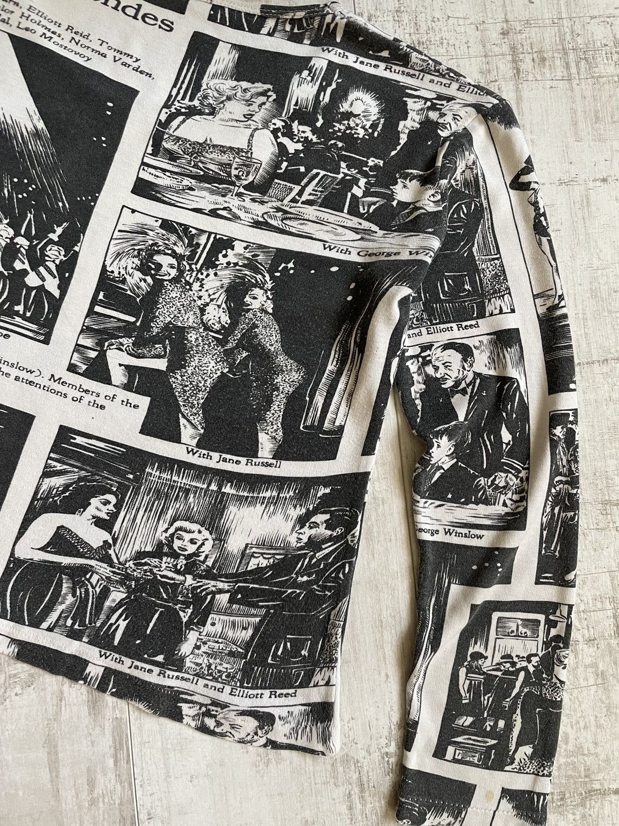 Vintage VERE RARE 70’s Vintage Men Prefer Blondes Movie Film Retro Size M / US 6-8 / IT 42-44 - 9 Thumbnail