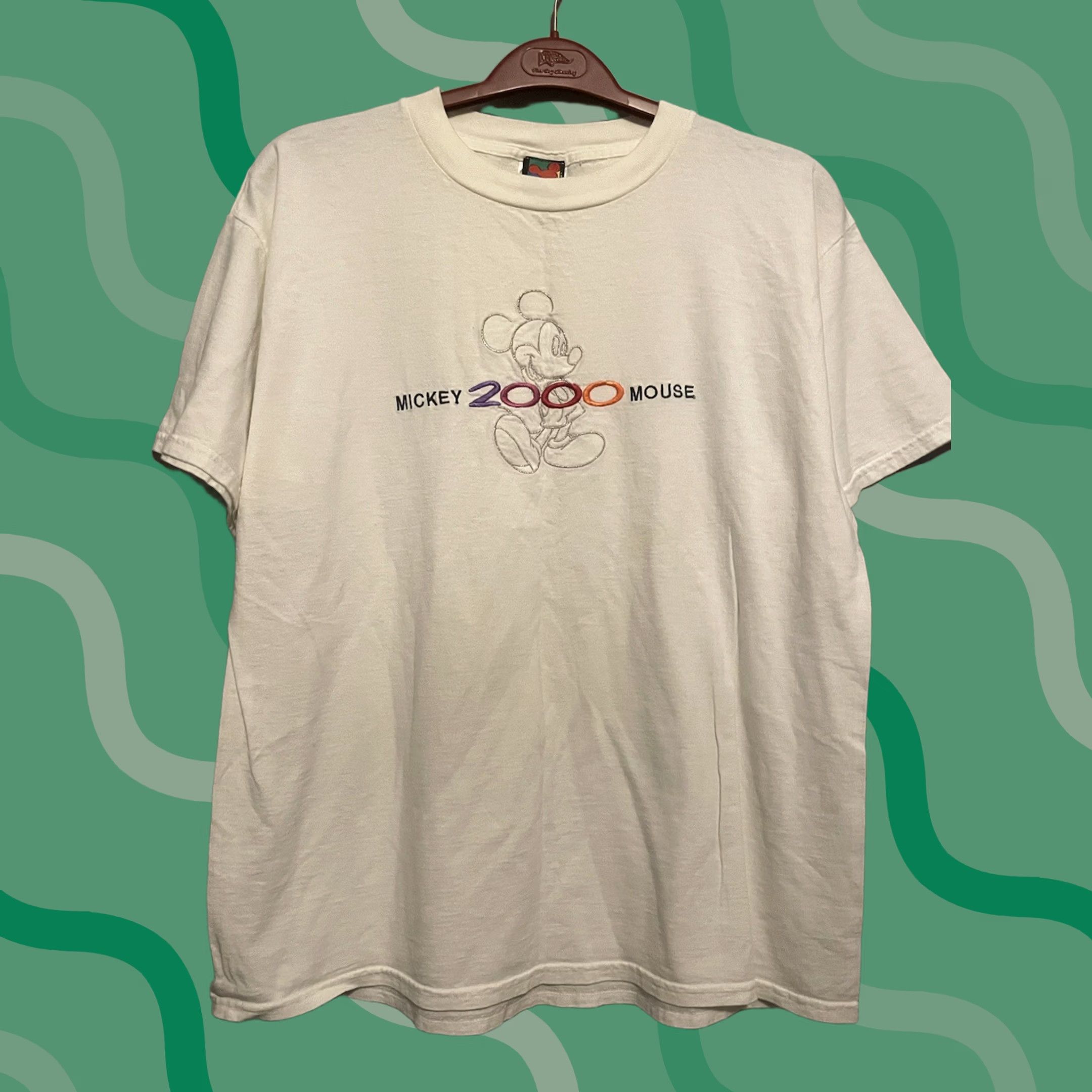 Mickey Unlimited VINTAGE Mickey Unlimited T-Shirt Men L White Cotton Short Sleeve Crew Neck 2000 Disney Cartoon Logo Tee Mens Size US L / EU 52-54 / 3 - 1 Thumbnail
