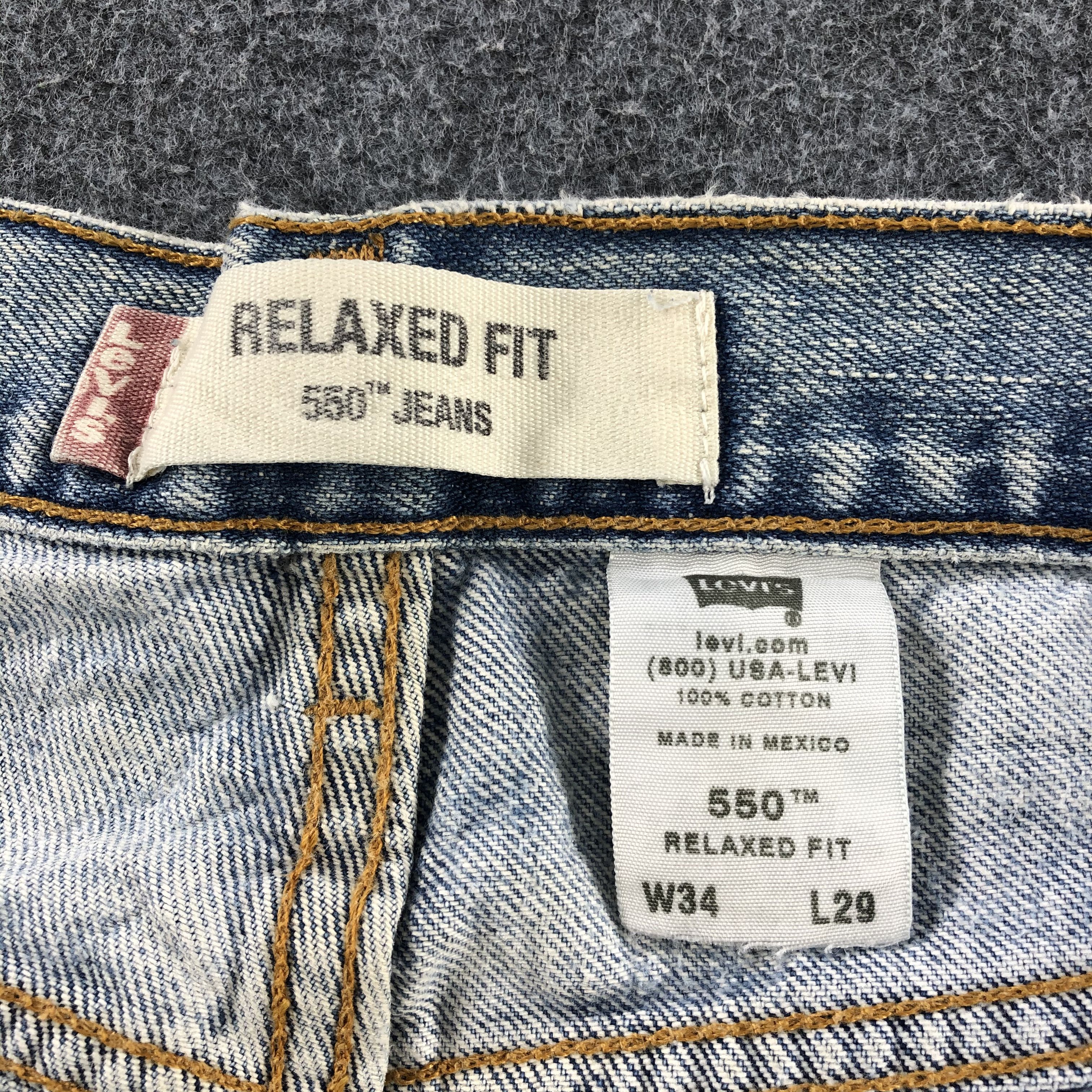 Levi's Light Wash Vintage Levis 550 Jeans-J1100 Size US 33 - 10 Thumbnail