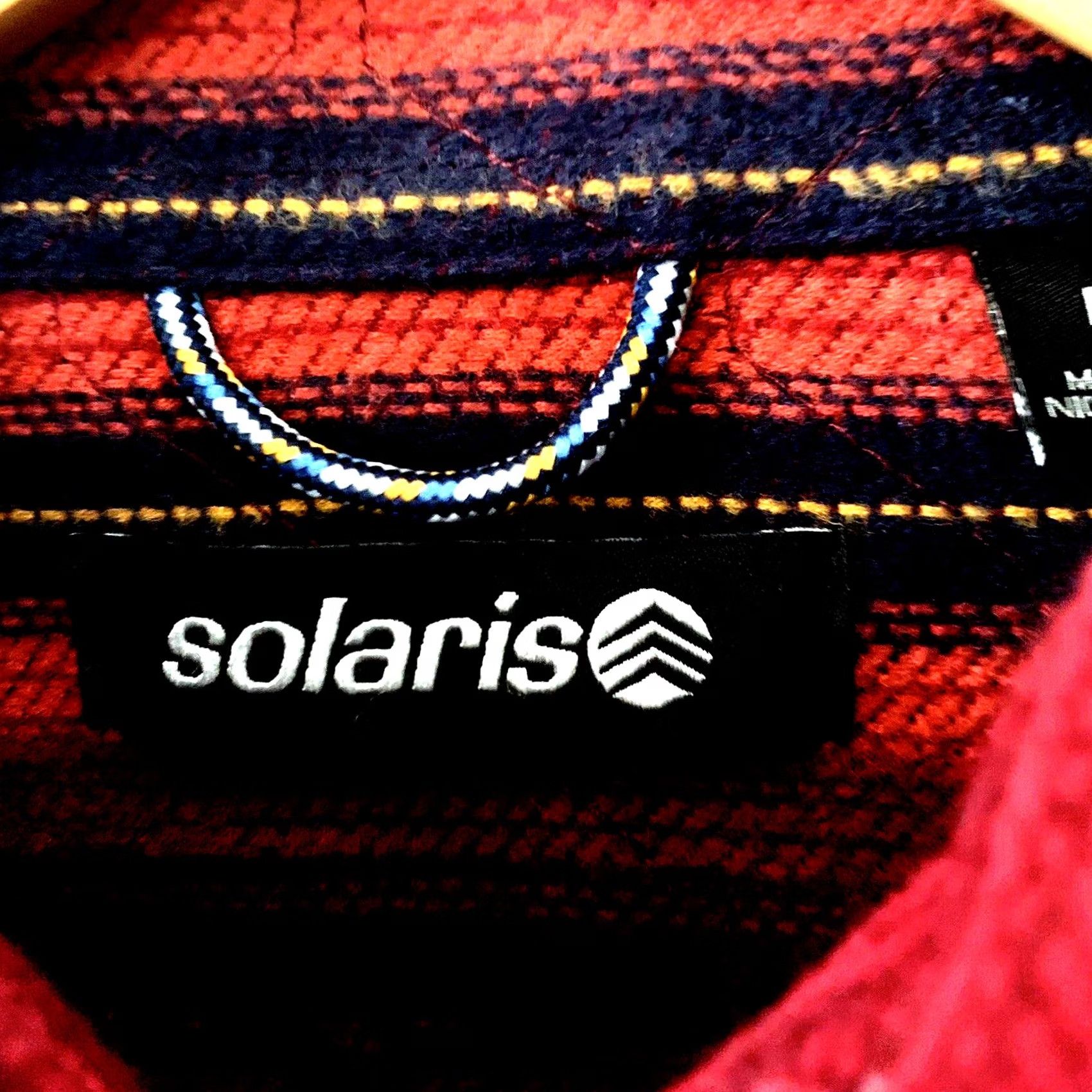 Vintage SOLARIS Shirt Mens Medium Flannel Shacket Heavyweight Red Stripe NEW Size US M / EU 48-50 / 2 - 3 Thumbnail