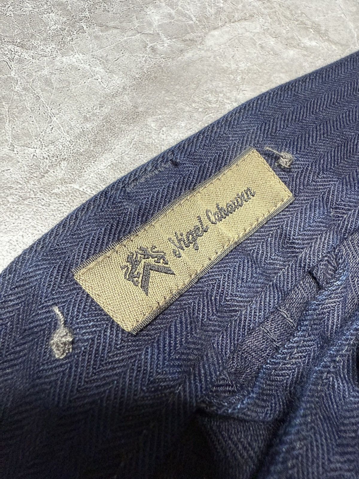 Nigel Cabourn Nigel Cabourn Indigo Dyed Fatigue Trousers Size US 32 / EU 48 - 10 Thumbnail