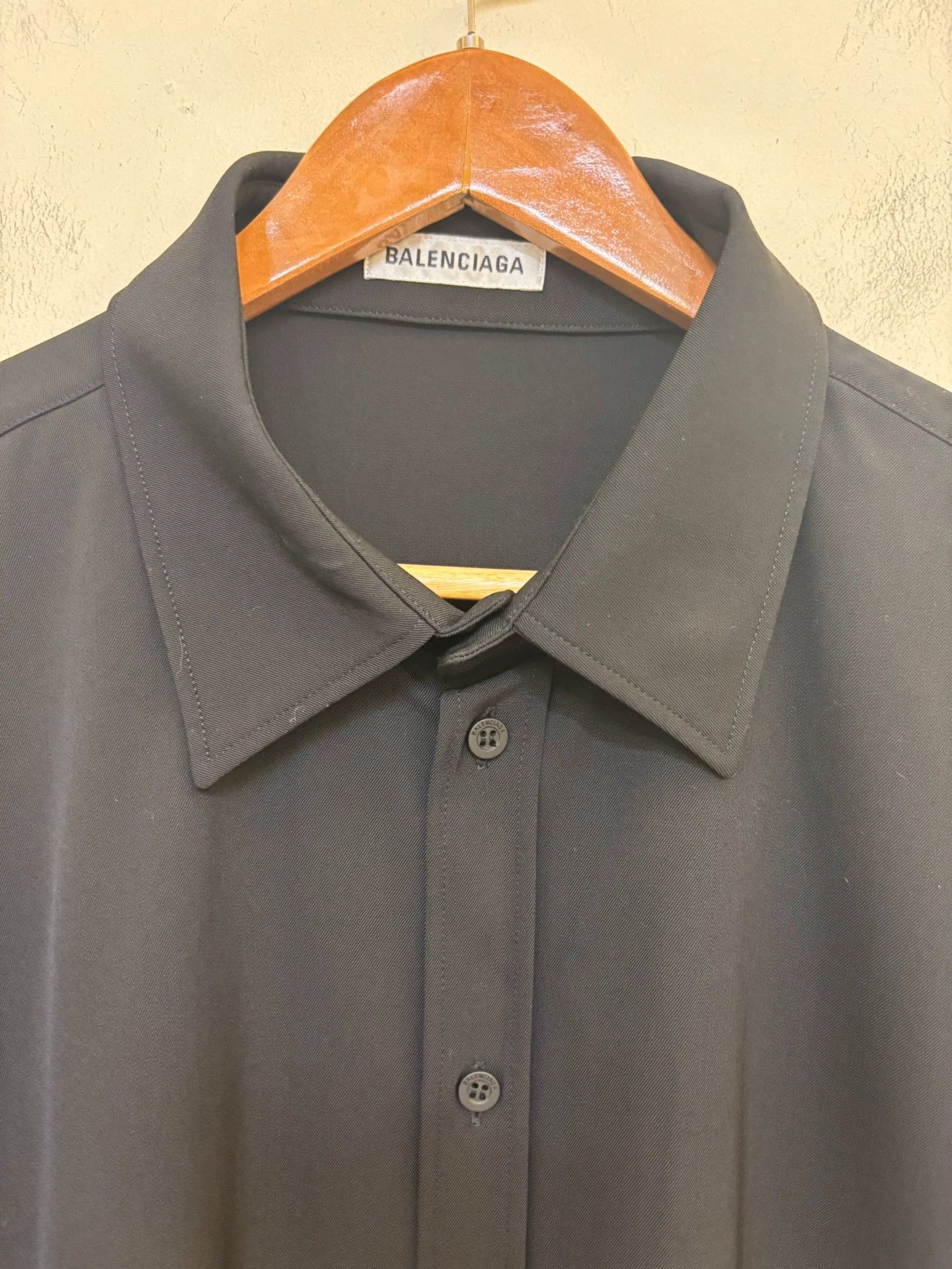 Balenciaga Balenciaga Men's Fine Wool White Shirt 100% New Size US M / EU 48-50 / 2 - 3 Thumbnail