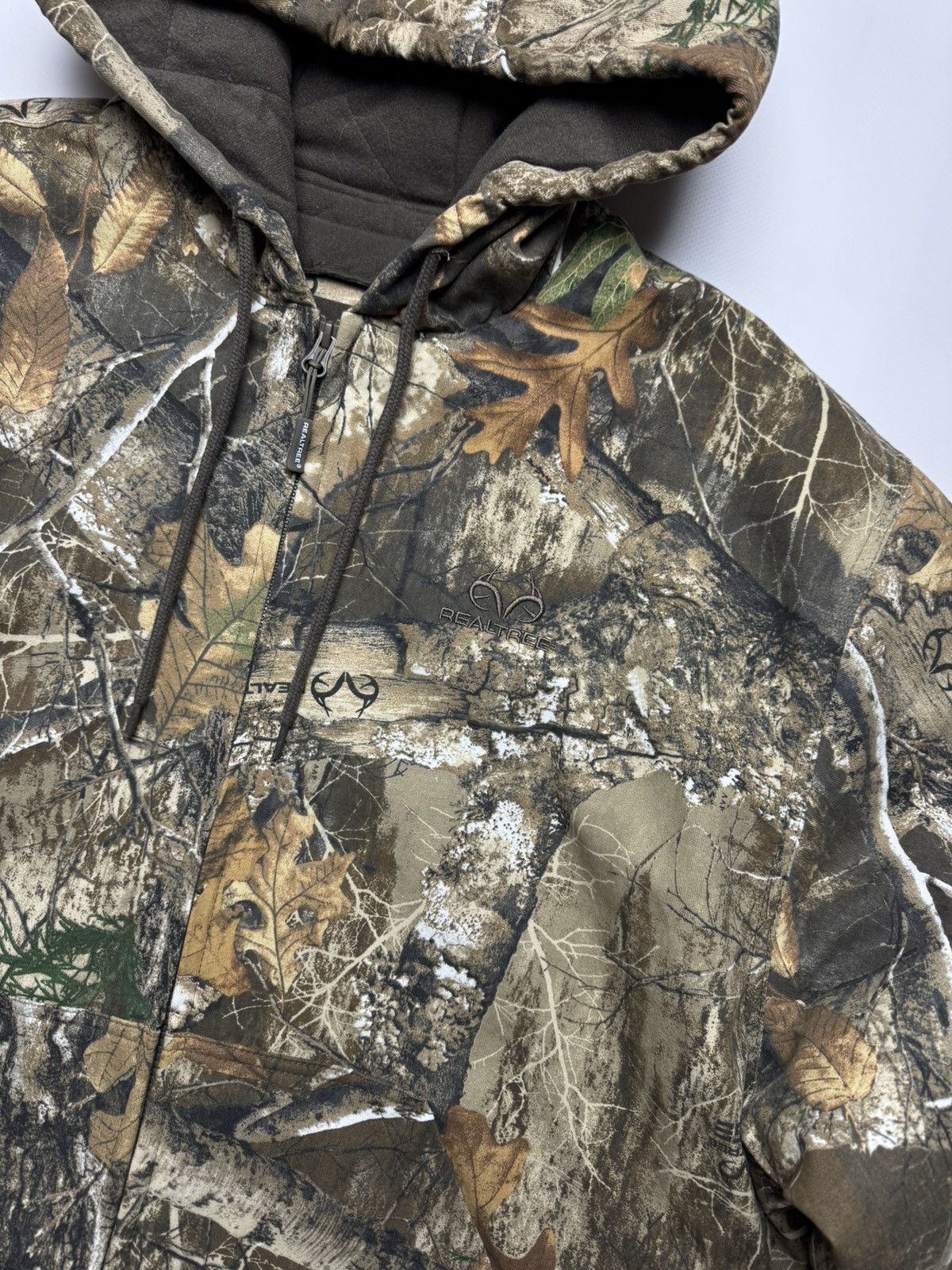 Realtree Realtree Edge Camo Quilted Lined Hooded Bomber Jacket - XL Size US XL / EU 56 / 4 - 4 Thumbnail