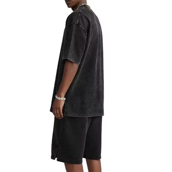 Japanese Brand Blank Comfy Black Washed T Shirt, Streetwear y2k Size US L / EU 52-54 / 3 - 2 Thumbnail