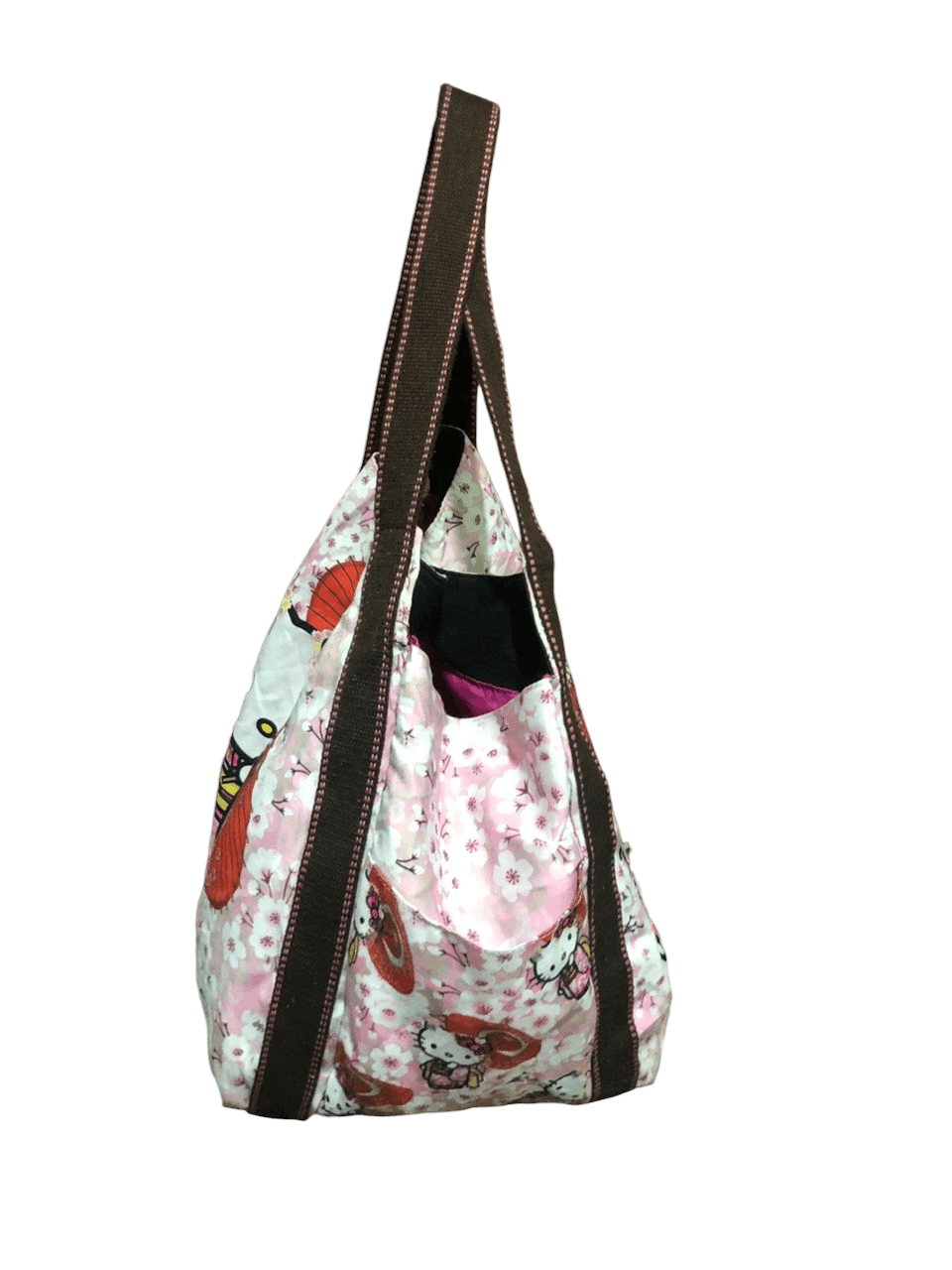 Cartoon Network Hello Kitty x Dearisimo Tote Bag Japan Sakura Kitty Parasol Size ONE SIZE - 3 Thumbnail