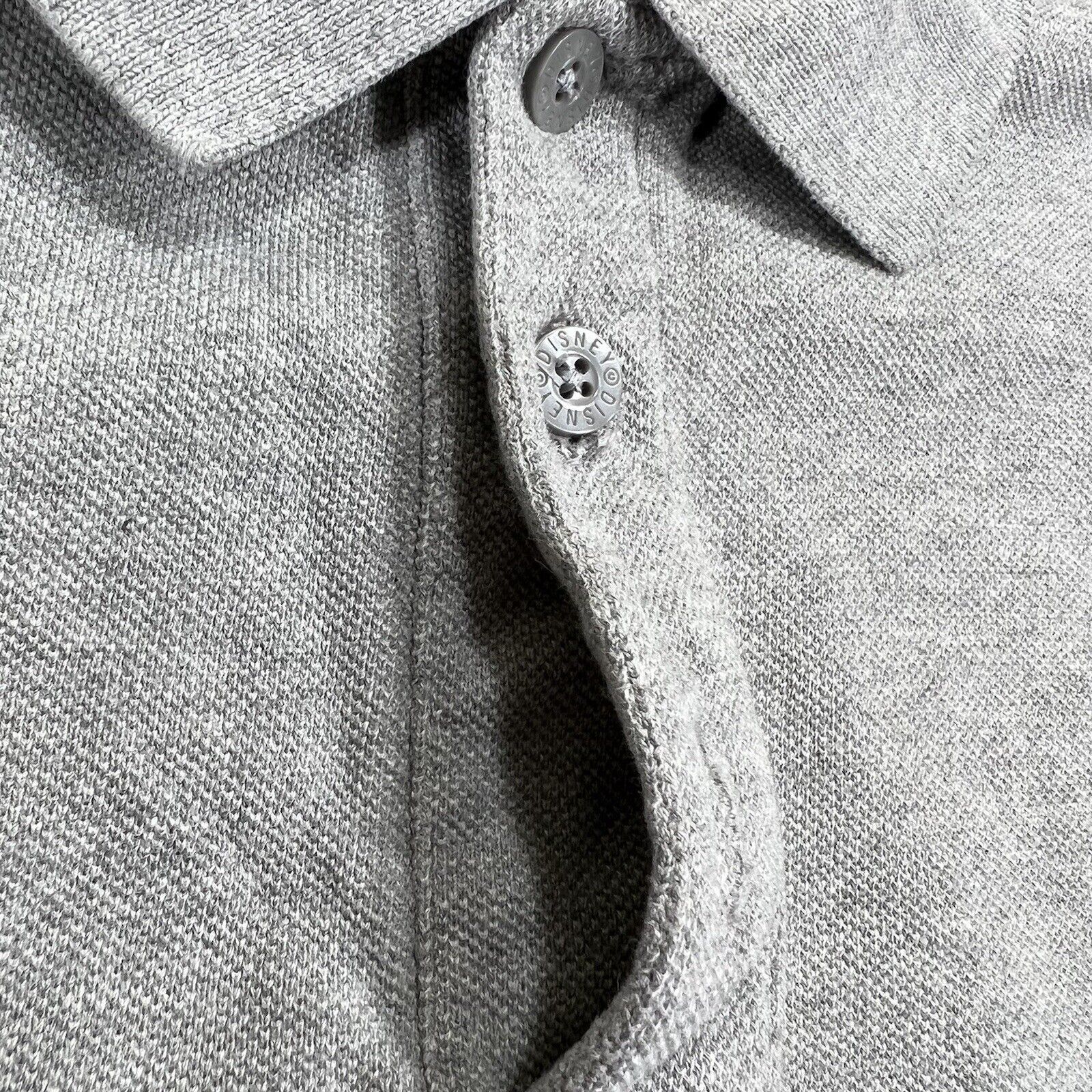 Disney Vintage Walt Disney World Gray Blue Mickey Mouse Polo Size US L / EU 52-54 / 3 - 5 Thumbnail