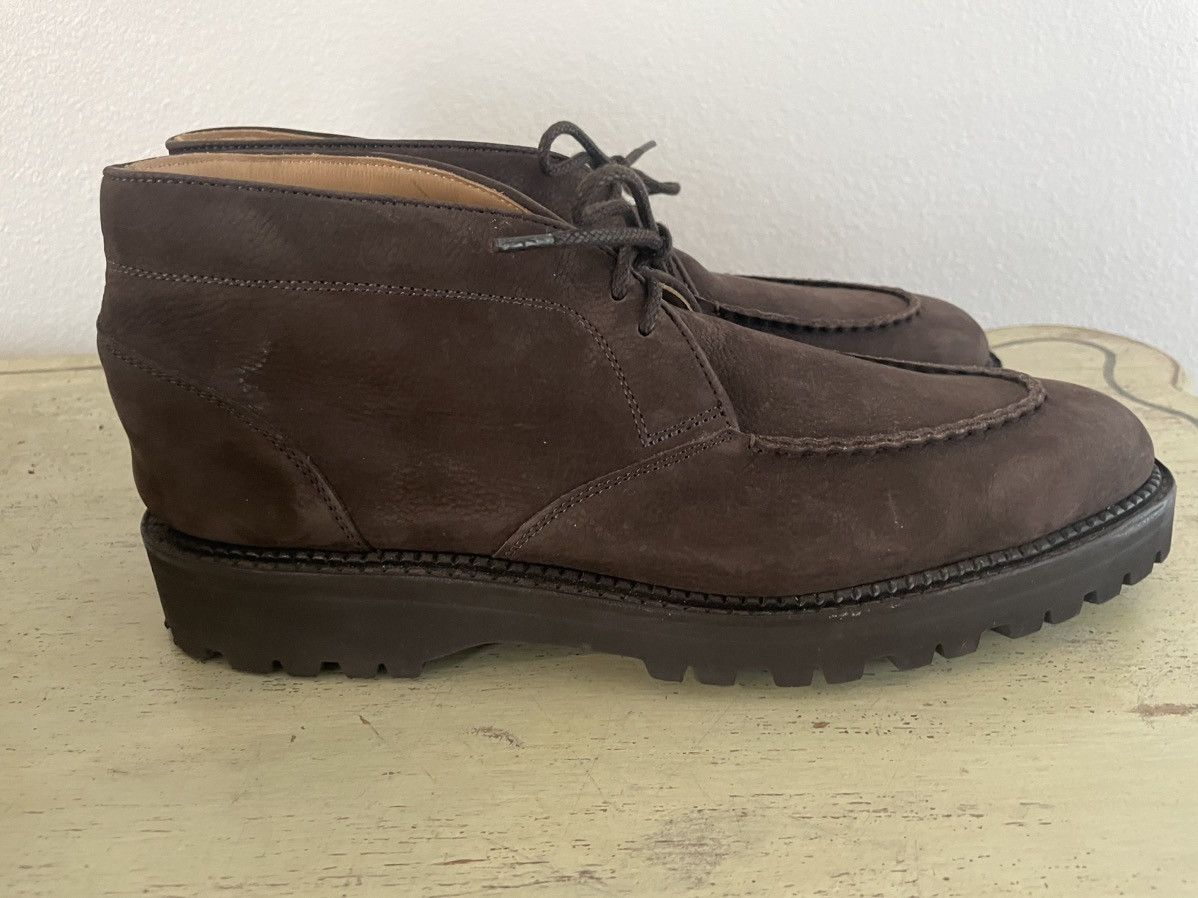 John Lobb Field Nubuck Leather Chukka Boots Size US 10 / EU 43 - 8 Thumbnail