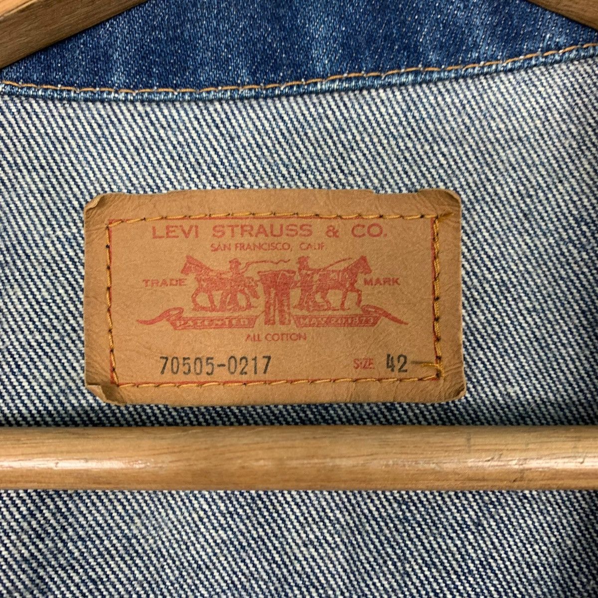 Levi's Vintage Levis Denim Trucker Jacket Size US M / EU 48-50 / 2 - 17 Thumbnail