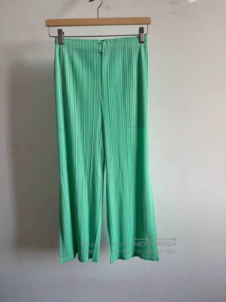 Issey Miyake Issey Miyake Green Pants Size 25" / US 0 / IT 36 - 1 Thumbnail