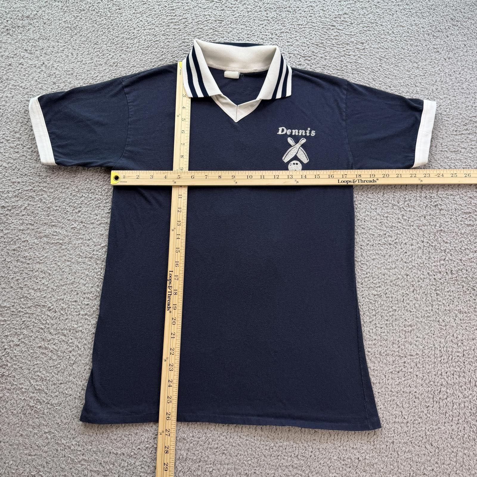 Other Vintage 70s Bowling Shirt Johnstown Assoc Of The Deaf Polo Size US S / EU 44-46 / 1 - 3 Thumbnail