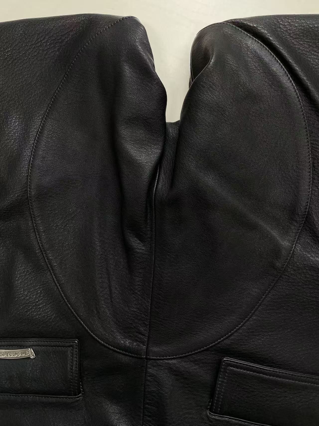 Chrome Hearts Chrome Hearts Black Cargo Leather Pants Size US 34 / EU 50 - 10 Thumbnail