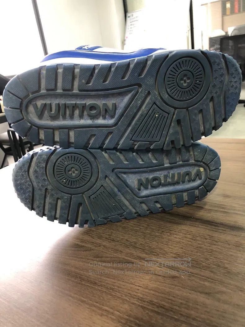Louis Vuitton Louis Vuitton Blue and white fat Ding shoes Size US 6.5 / EU 39-40 - 5 Thumbnail