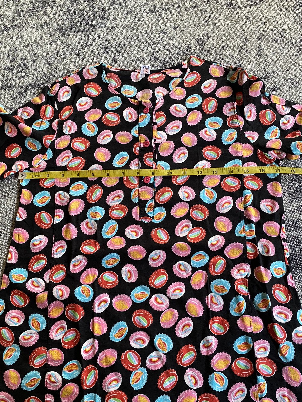 Hysteric Glamour × Japanese Brand × Vintage Hysteric Glamour half button longsleeve Size M / US 6-8 / IT 42-44 - 9 Thumbnail