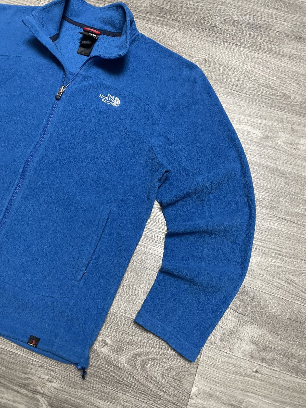 The North Face Vintage The North Face Polartec Blue Full Zip Fleece Jacket Size US L / EU 52-54 / 3 - 5 Thumbnail