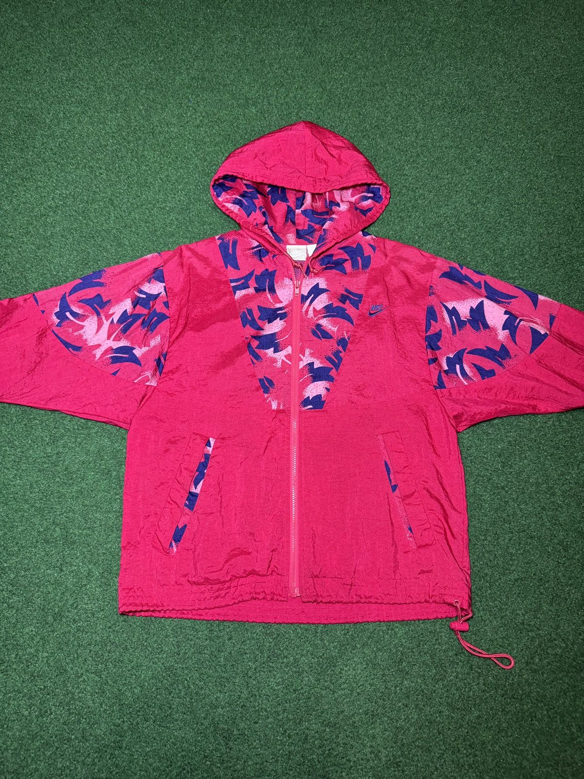 Nike Vintage Nike Gray Tag 80s 90s Hip Hop Neon Pink Small Jacket Size S / US 4 / IT 40 - 5 Thumbnail