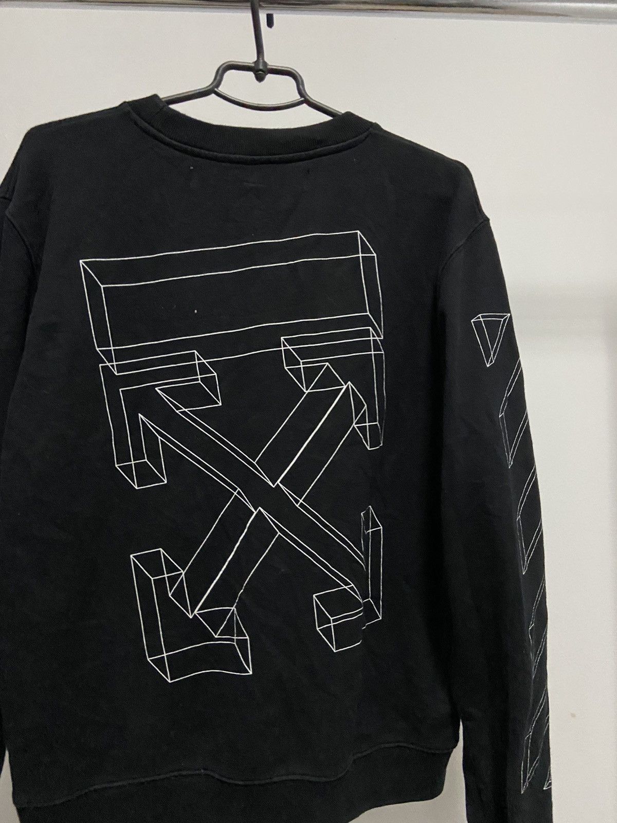 Off-White × Vintage Off white vintage big logo geometric sweatshirt Size US L / EU 52-54 / 3 - 4 Thumbnail