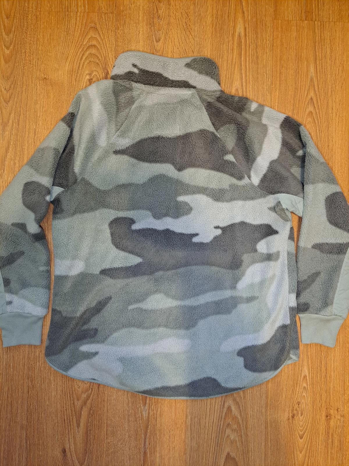 Abercrombie & Fitch Abercrombie & Fitch Pullover Fleece Jacket Mens XL Gray Camo Size US XL / EU 56 / 4 - 4 Thumbnail