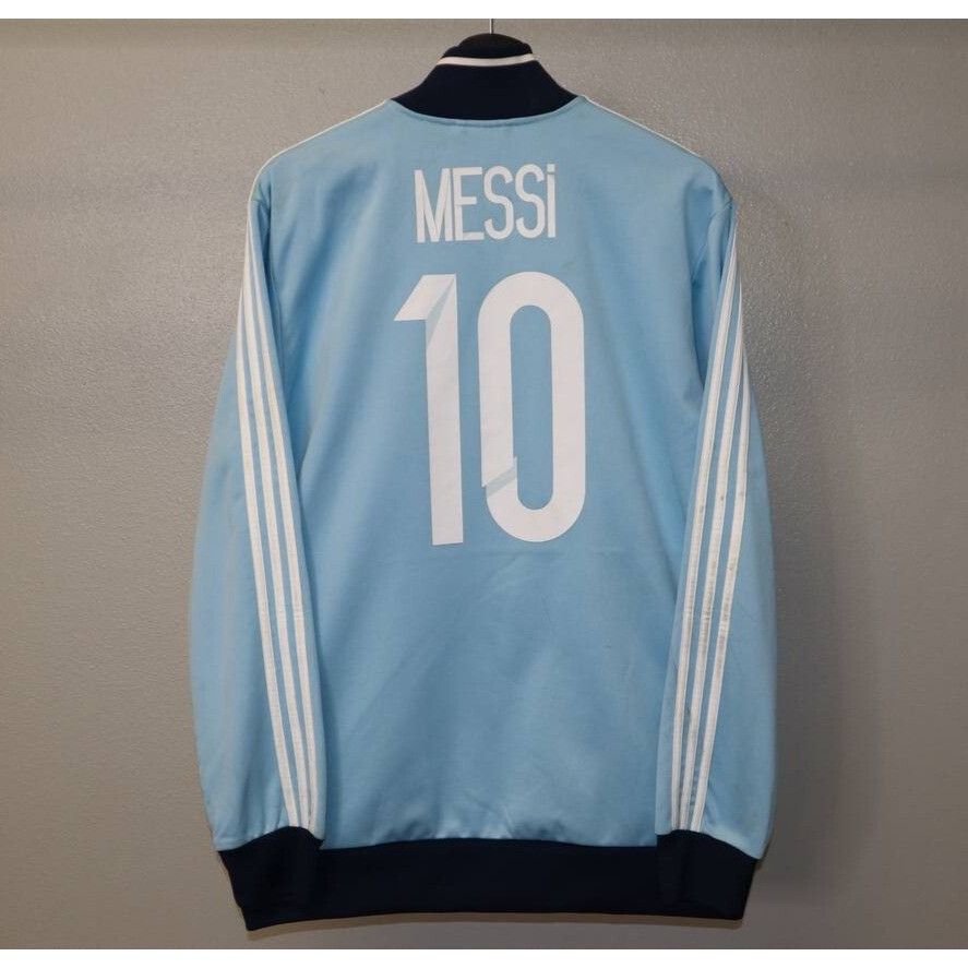 Adidas Argentina National 2013 2014 Leo Messi Track Jacket Soocer Size US L / EU 52-54 / 3 - 2 Thumbnail