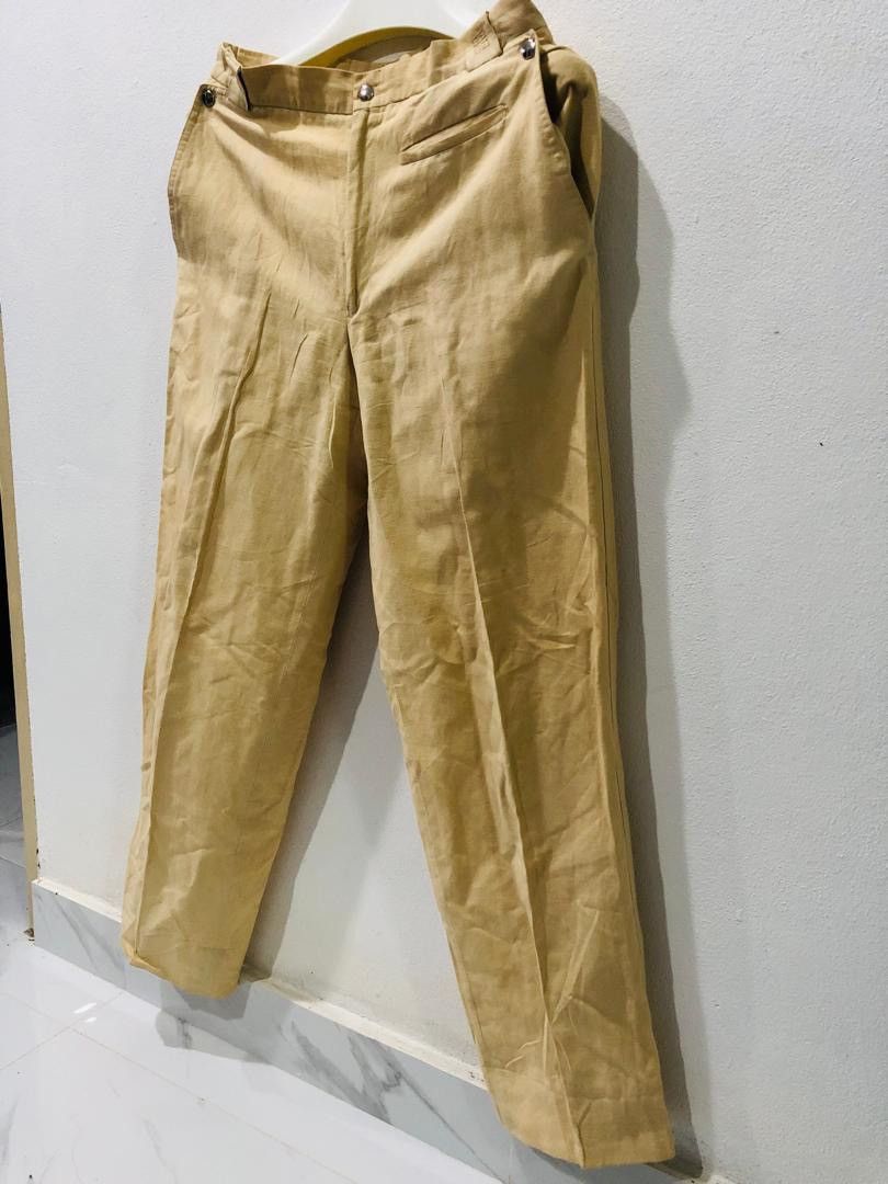 Givenchy × Vintage Vintage GIVENCHY Linen Blends pants Size US 30 / EU 46 - 1 Thumbnail