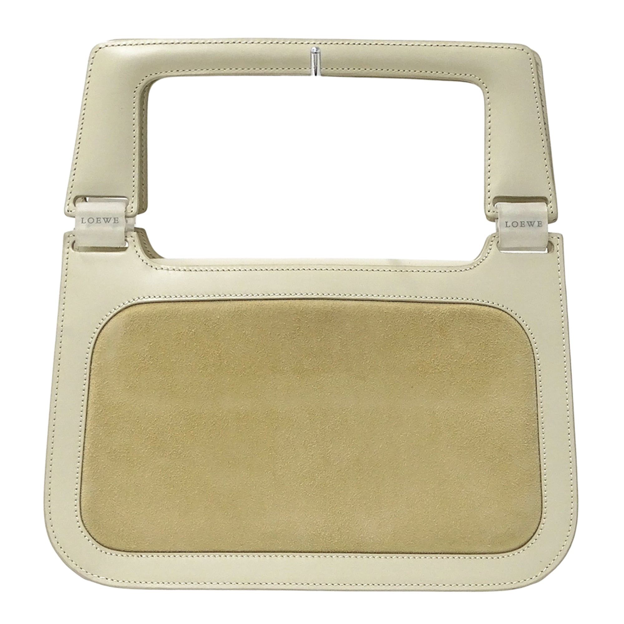 Loewe Loewe handbag for women, brand name, suede leather, beige. Size ONE SIZE - 1 Thumbnail