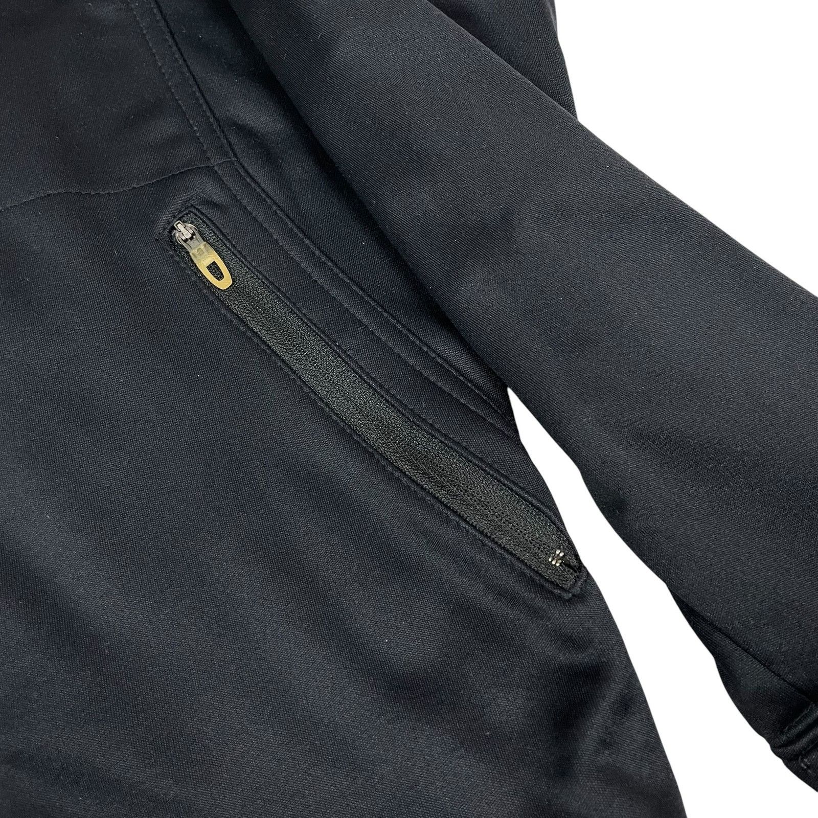 Nike × Vintage Nike Men's Black Swoosh Long Sleeve Quarter Zip Jacket Small Size US S / EU 44-46 / 1 - 4 Thumbnail