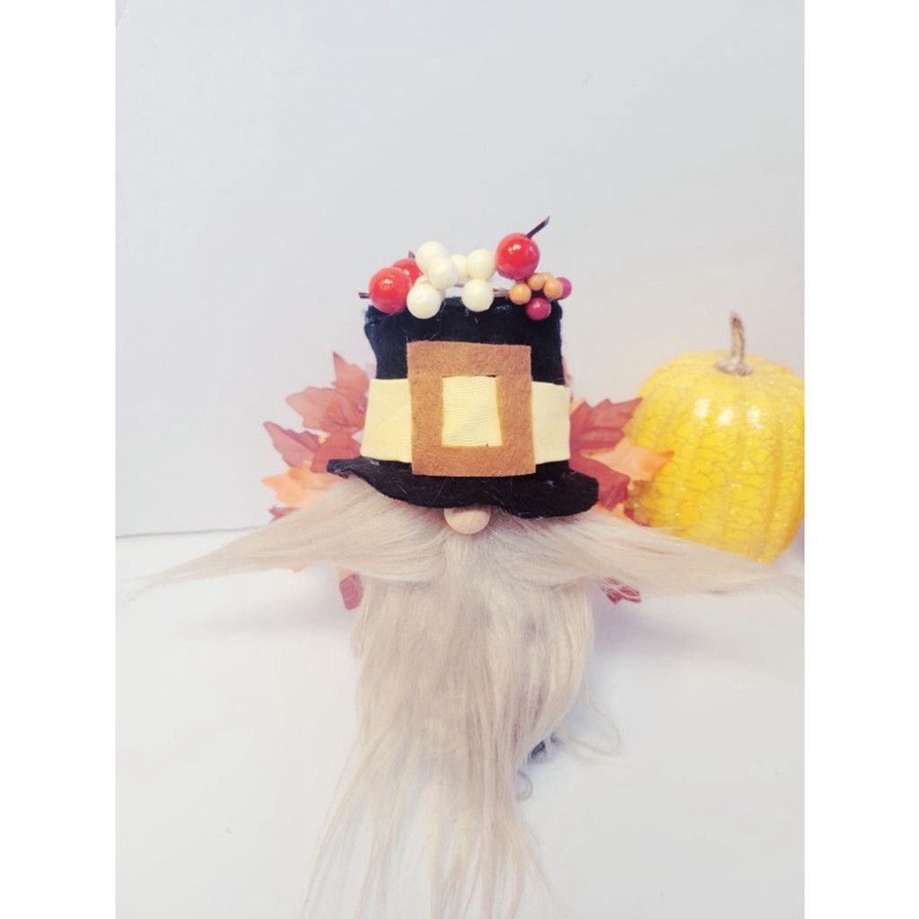 Handmade Fall Autumn Turkey Thanksgiving Gnome Home Decor Size ONE SIZE - 4 Thumbnail
