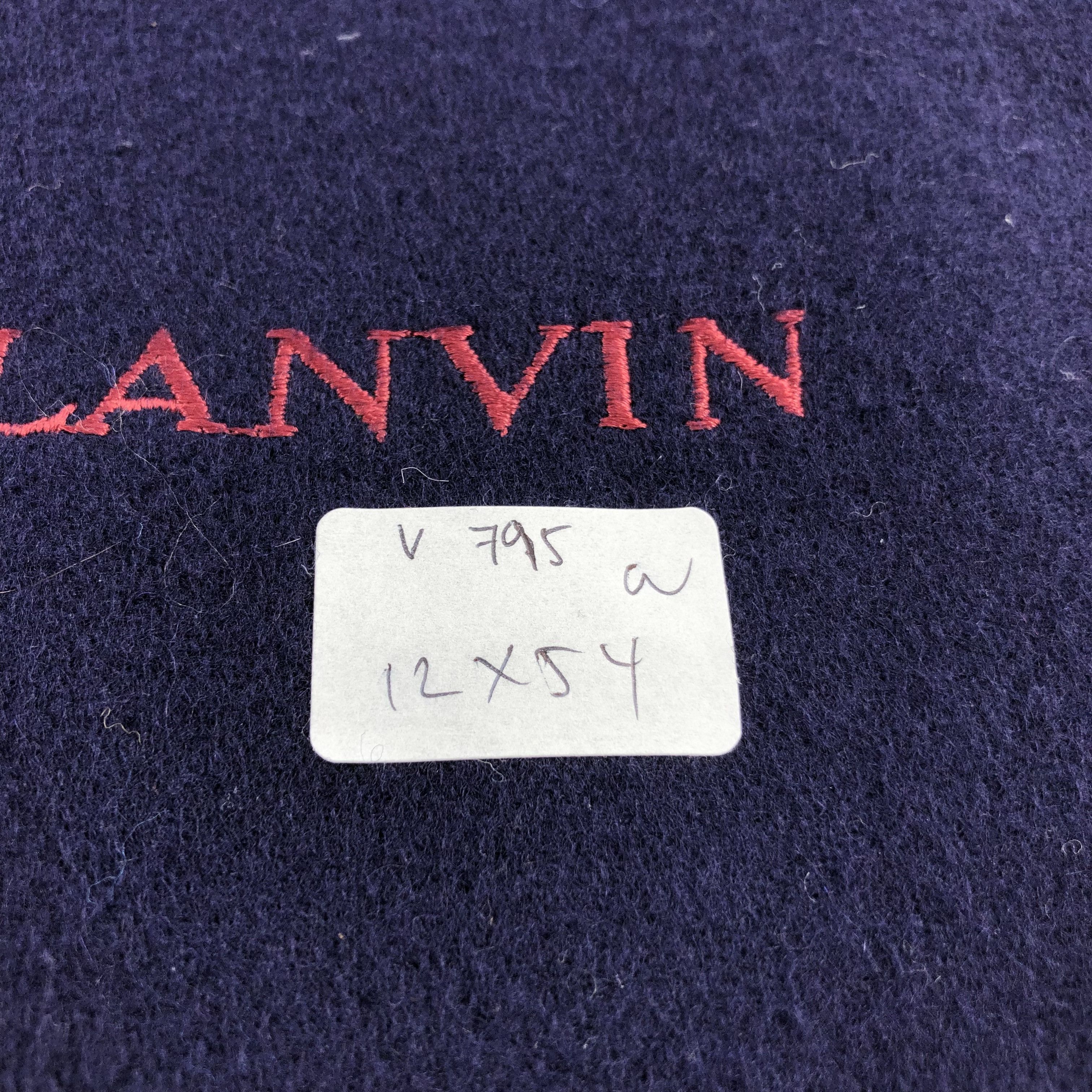 Lanvin Lanvin Wool Scarf Muffler V795 Size ONE SIZE - 7 Thumbnail